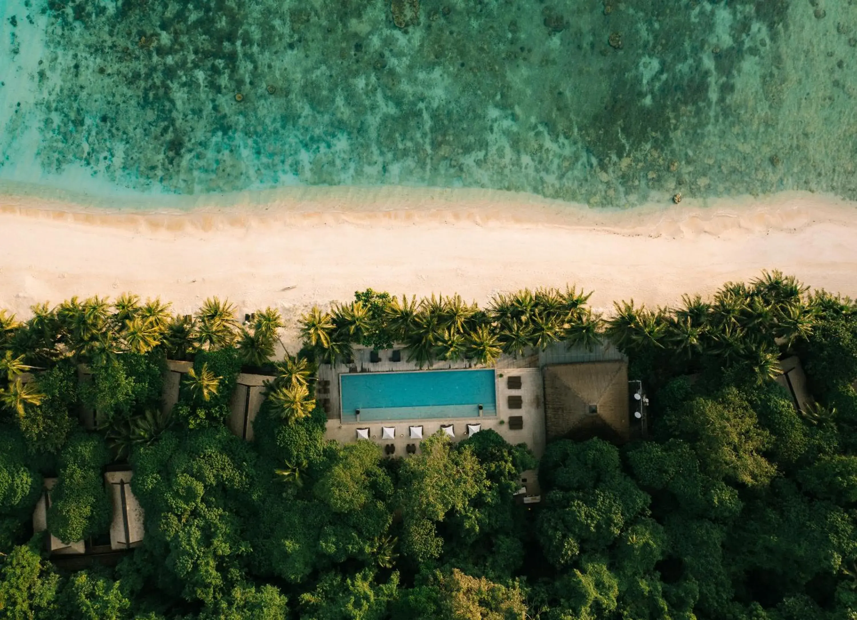 Pool view in El Nido Resorts Pangulasian Island Pool view in El Nido Resorts Pangulasian Island