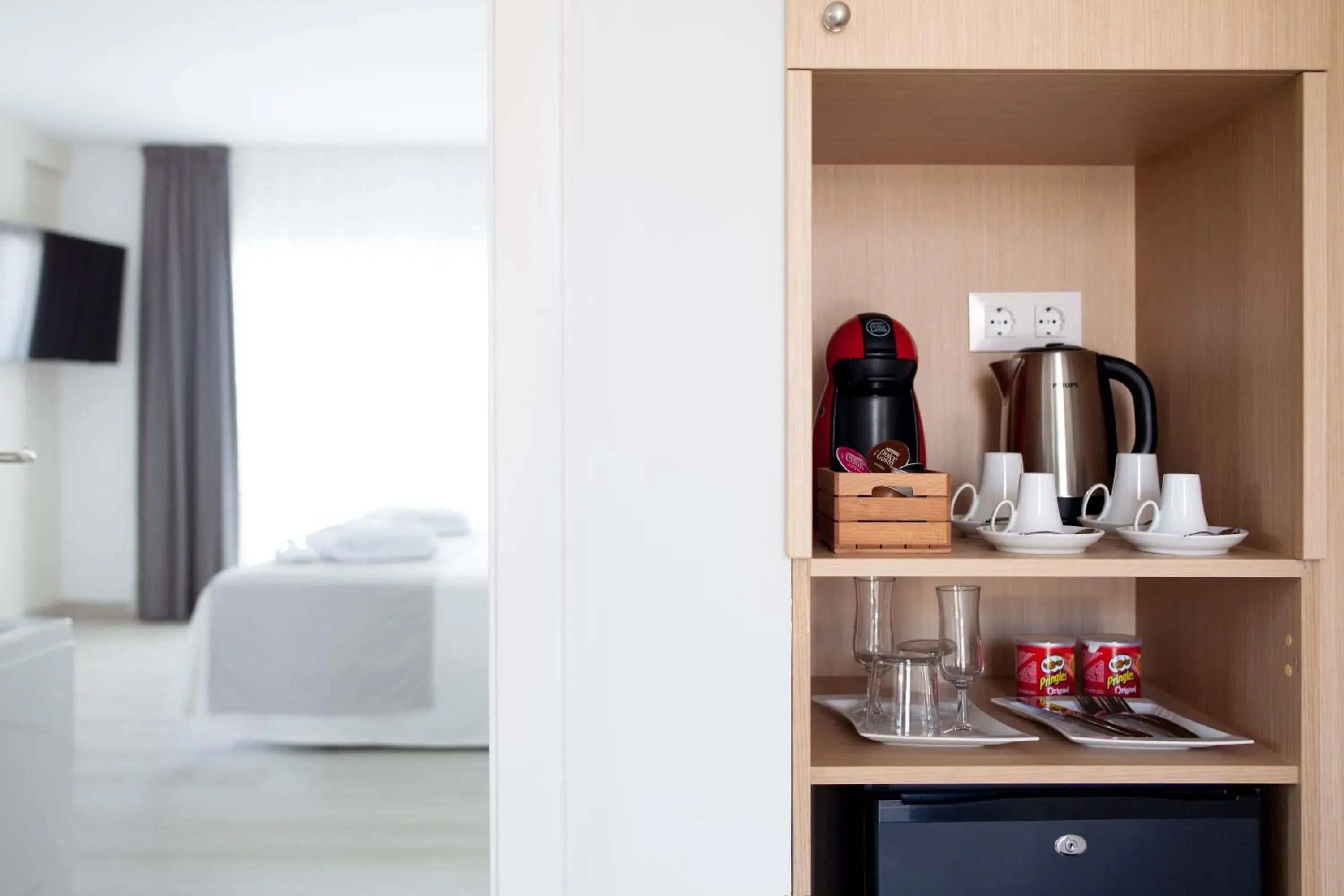 Bed in Playaolid Suites & Apartments Bed in Playaolid Suites & Apartments