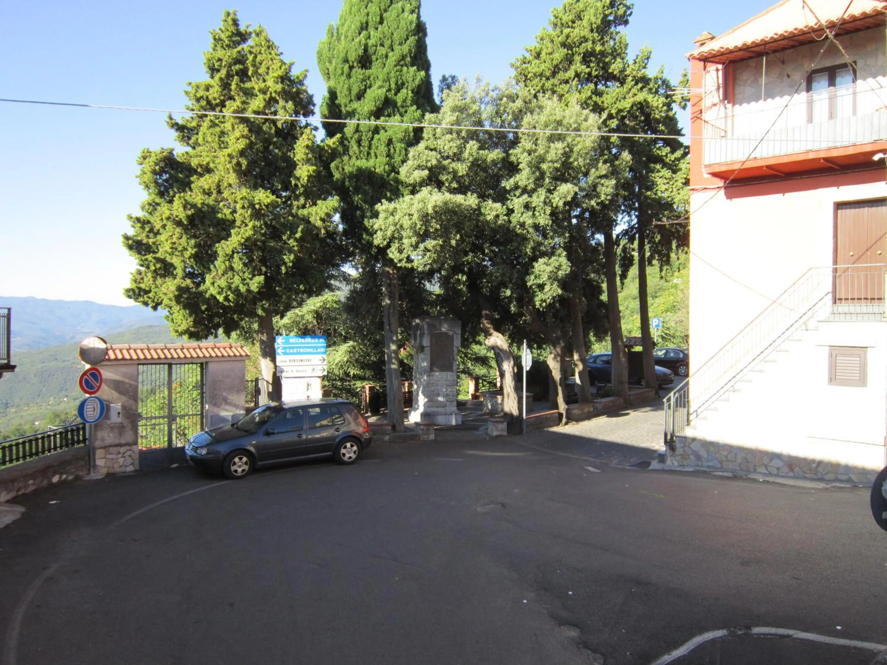 Landmark view in B&B Il Nido dell'Aquila