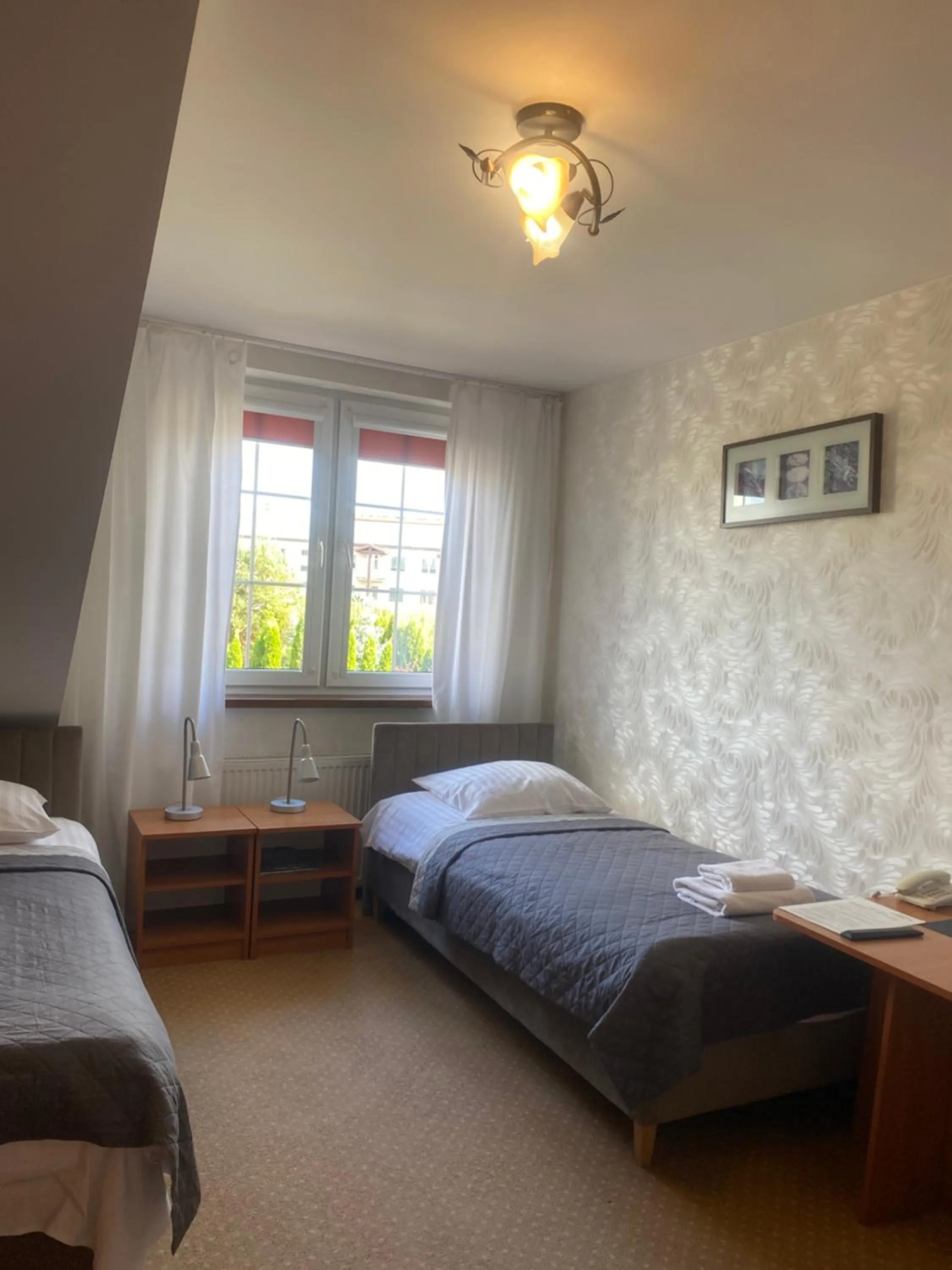 Bed in Pensjonat Wioletta