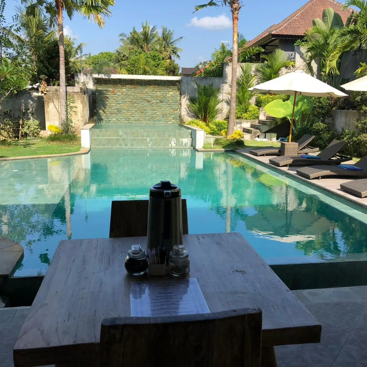 Pool view in Betutu Bali Villas