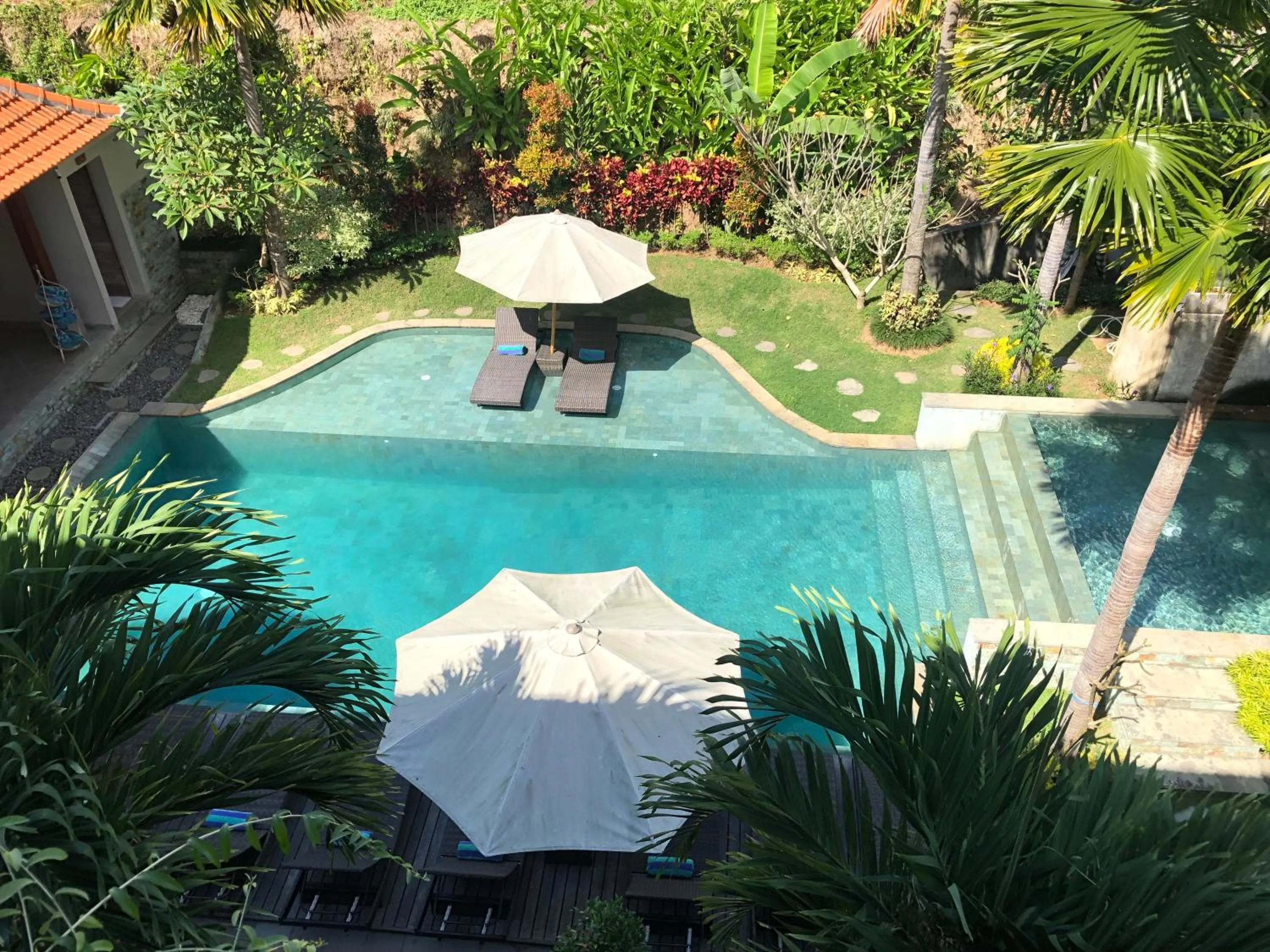 Pool view in Betutu Bali Villas