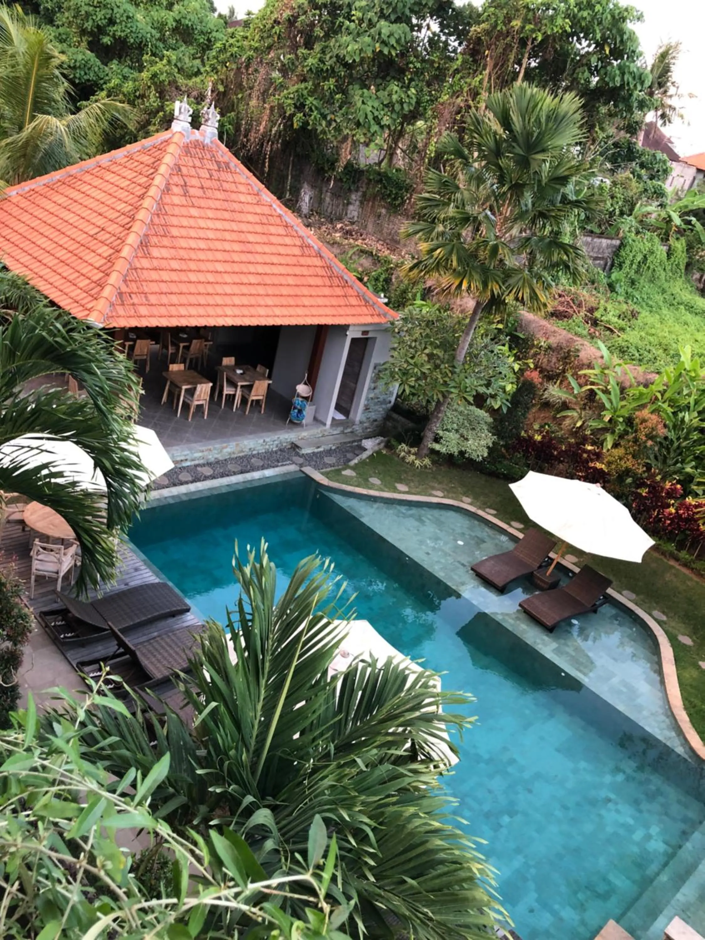 Pool view in Betutu Bali Villas