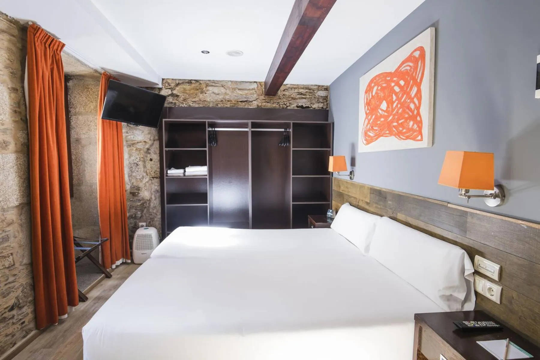 Bed in Hotel Alda Algalia