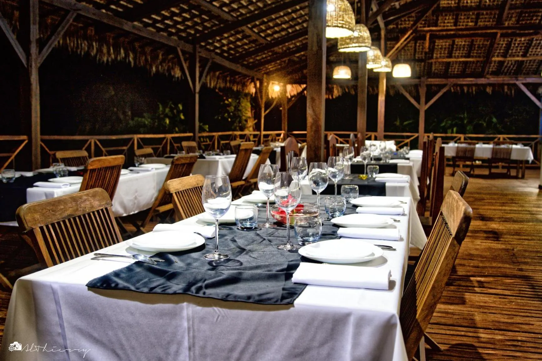 Restaurant/places to eat in Hotel Océan Beach Sakatia