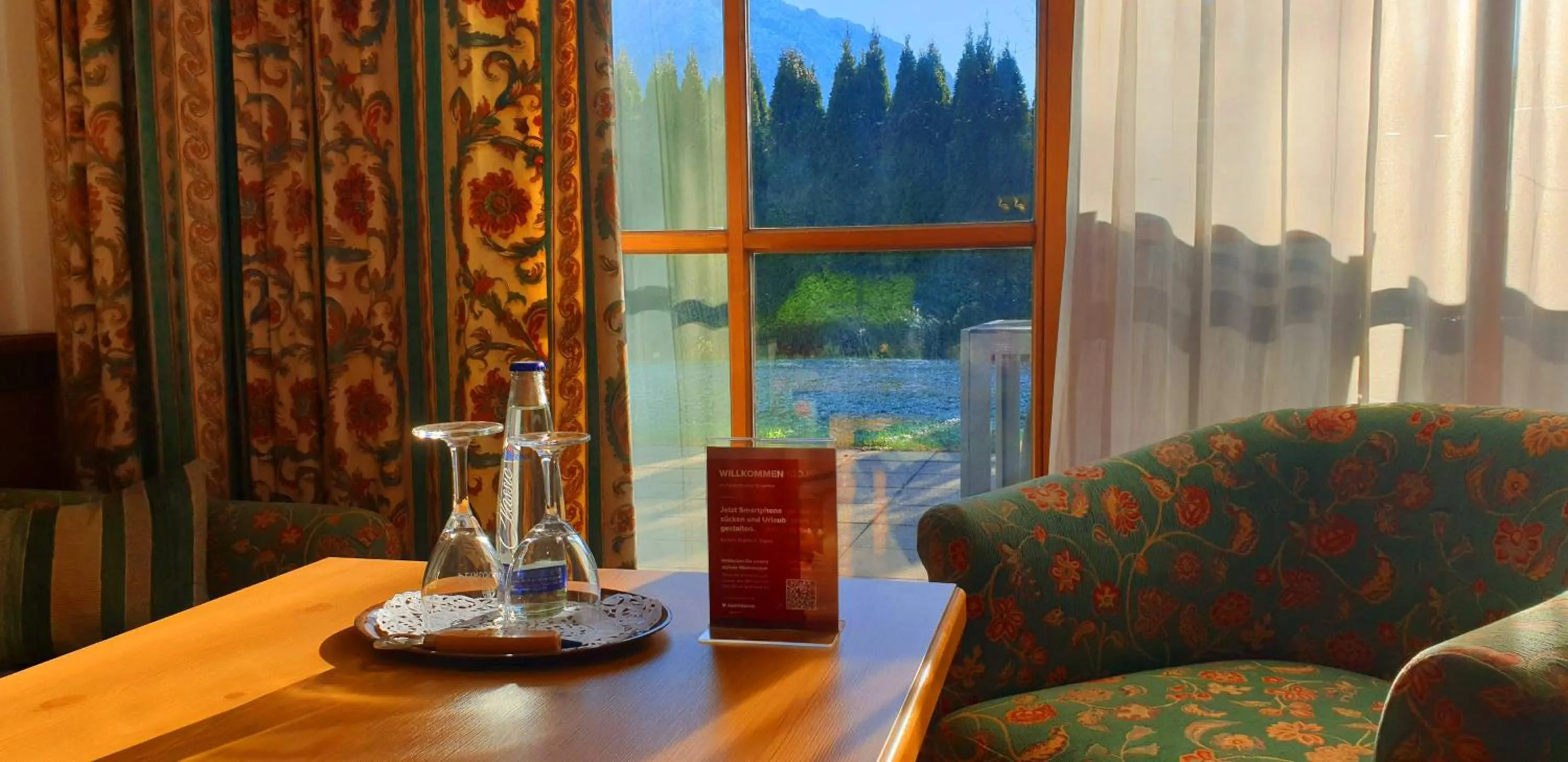 Living room in Alpenotel Rosenhof Ruhpolding, Wellness, Chiemgau Karte, Travelingo Bonus Programm