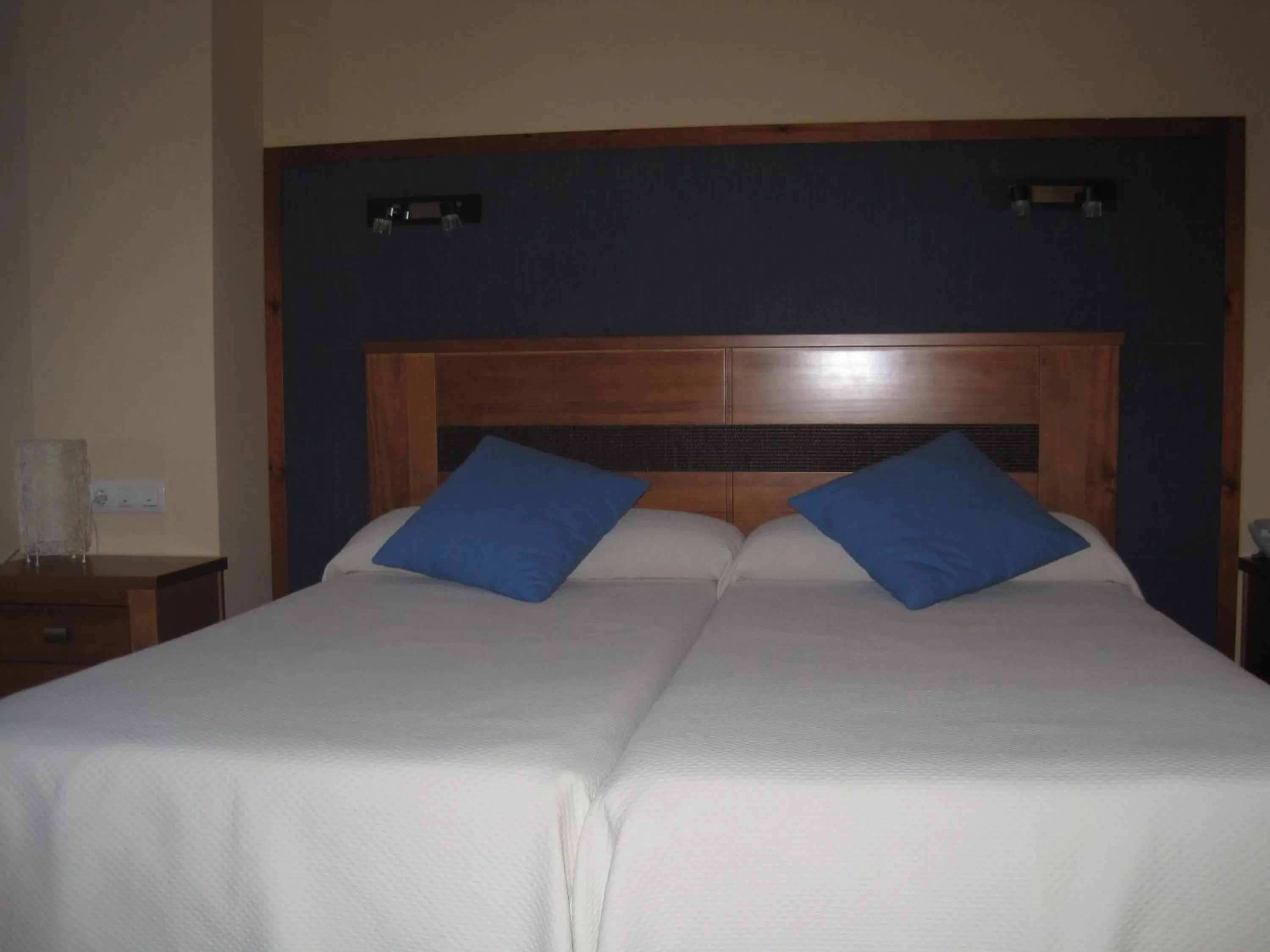 Bed in Hotel Sierra Luz