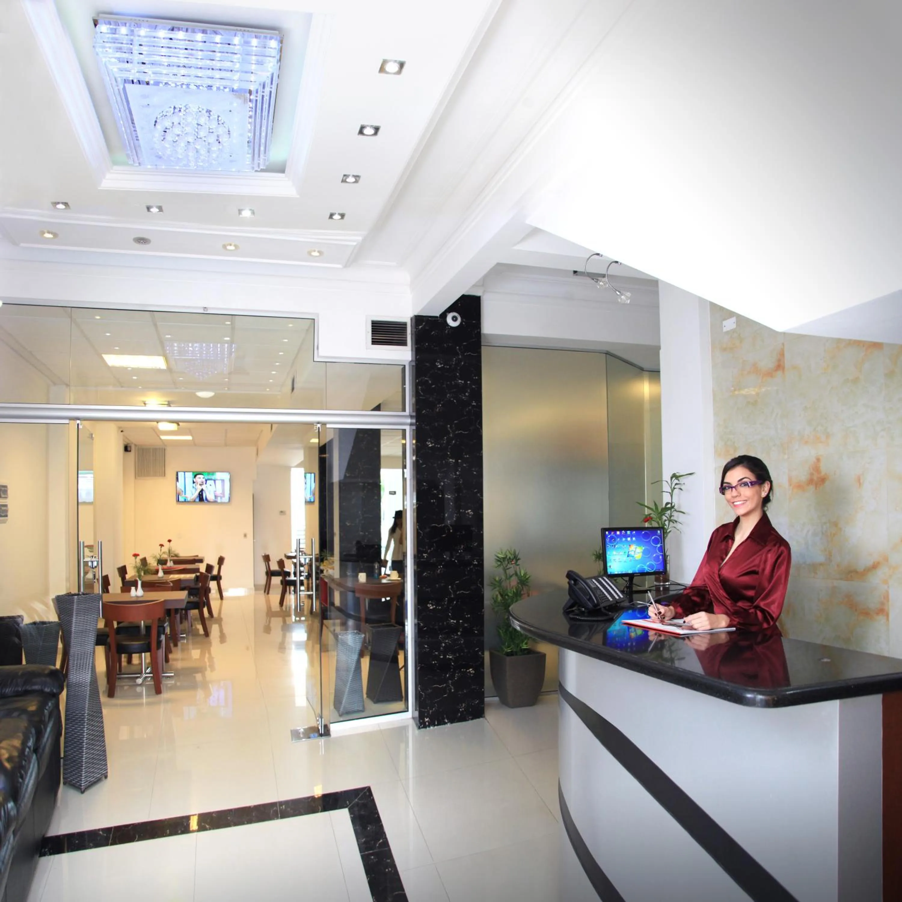 Lobby or reception in Prince Hotel