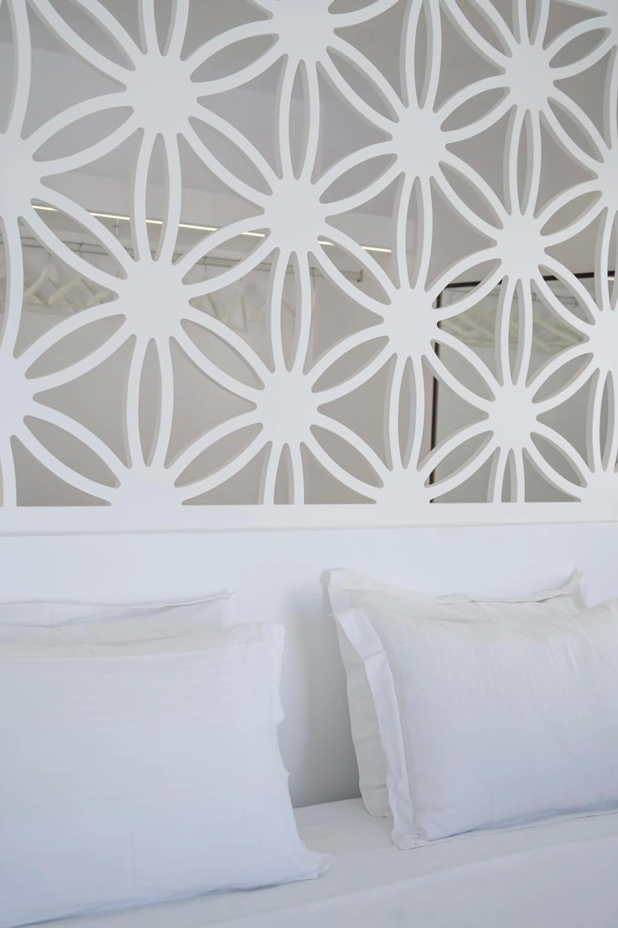 Bed in Alexandros Apartments