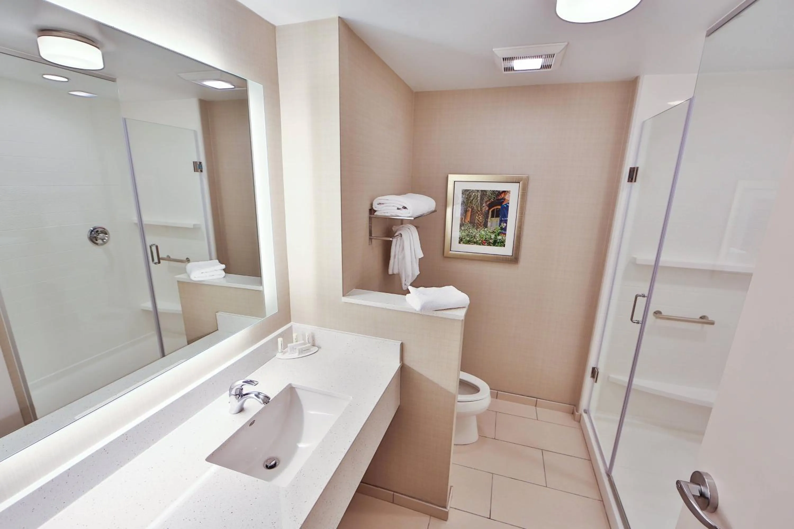 Bathroom in Fairfield Inn & Suites by Marriott Savannah Midtown
