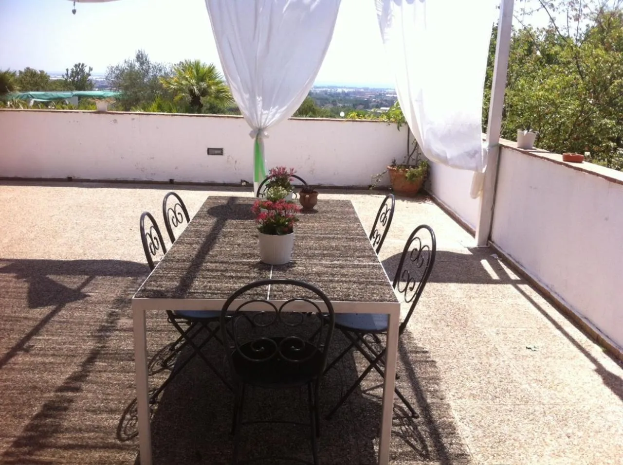 Balcony/Terrace in La dimora dei 5 sensi