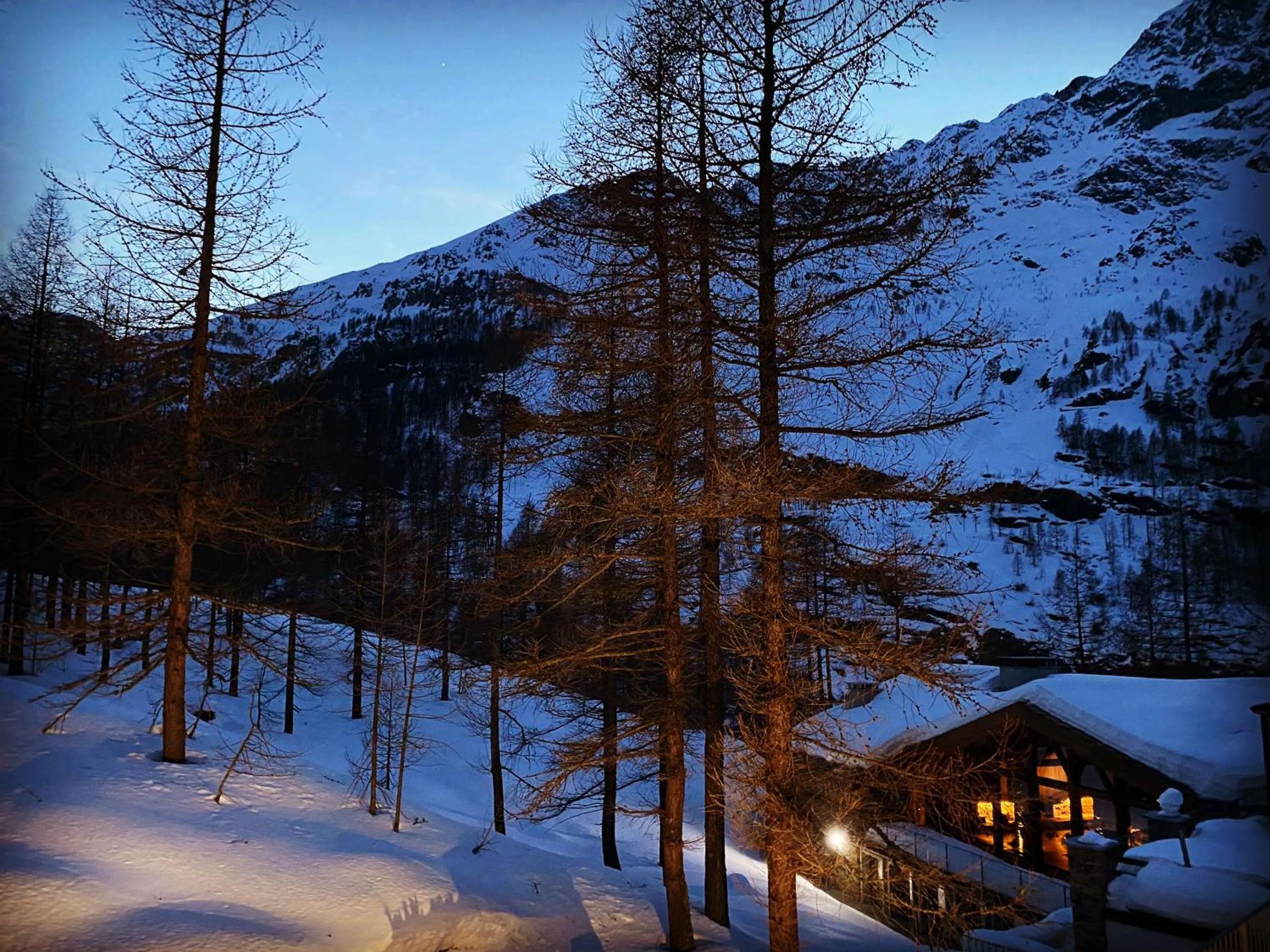 Winter in Les Neiges D'Antan