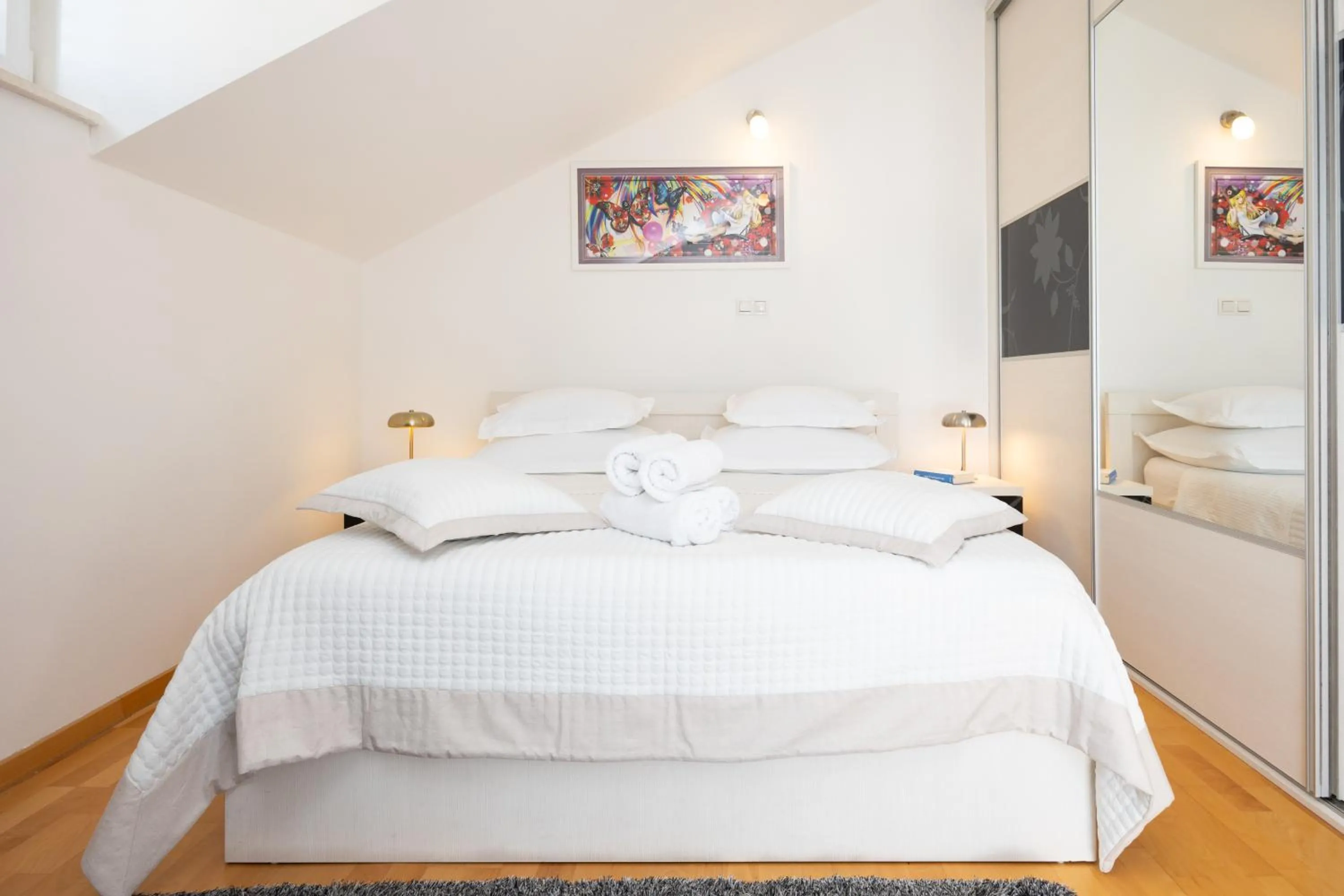 Bed in Apartment Dome