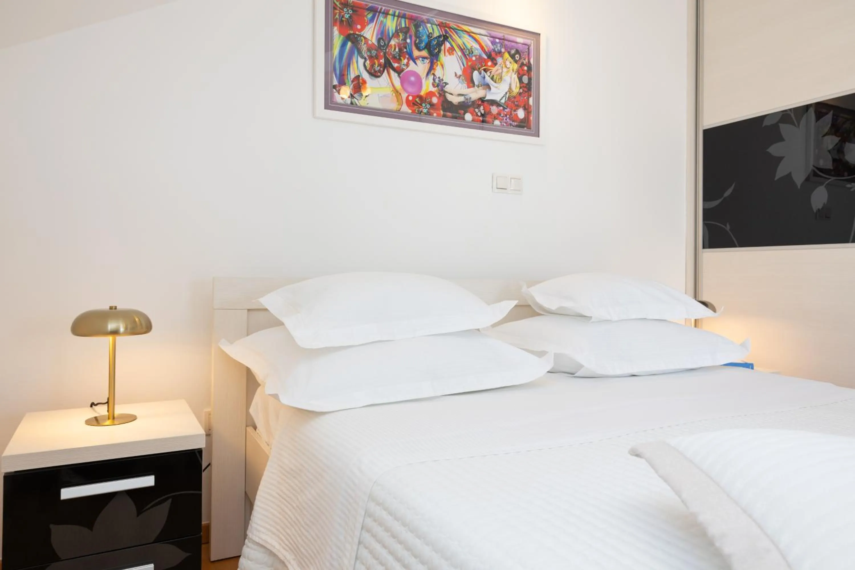 Bed in Apartment Dome