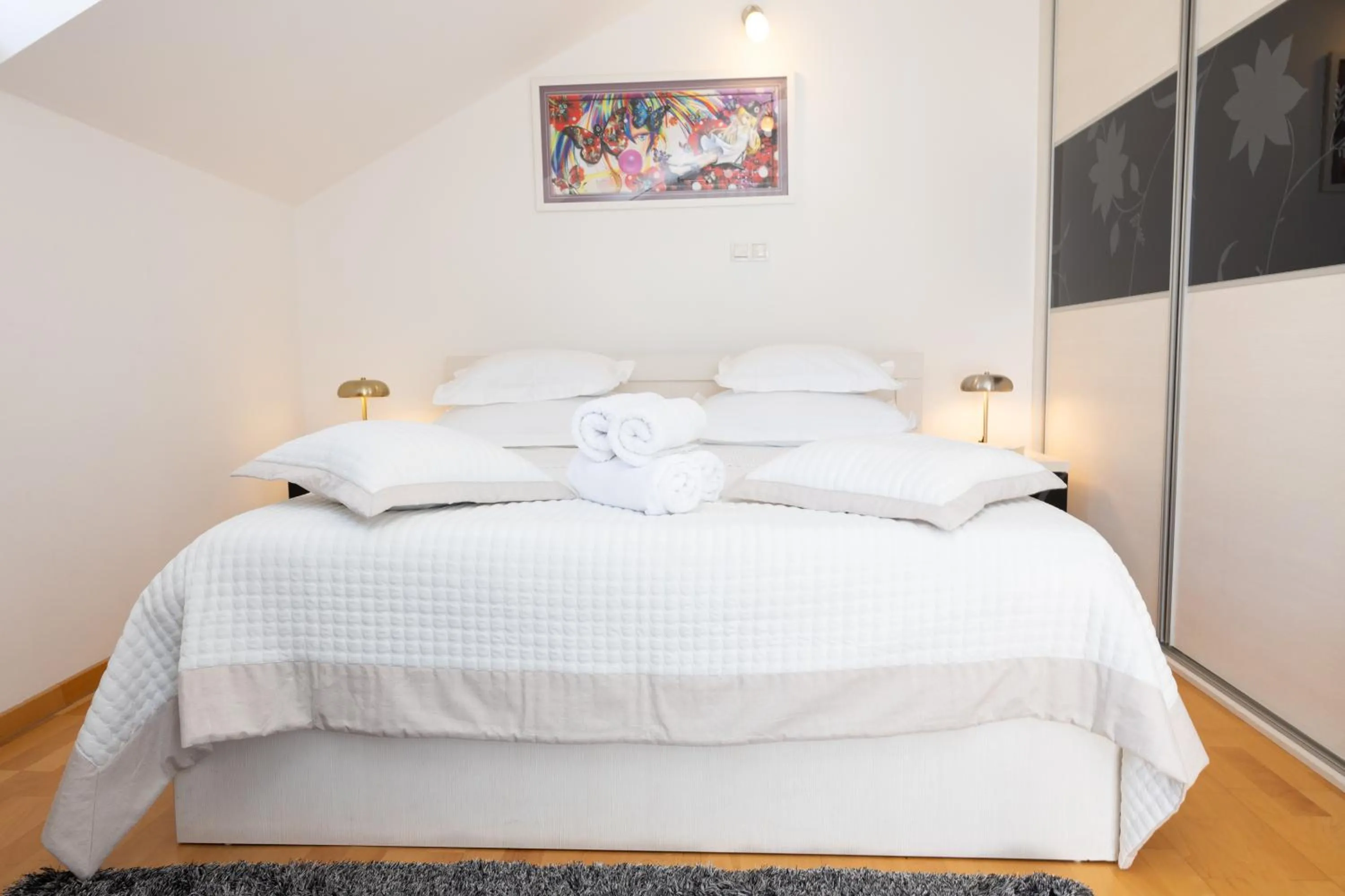 Bed in Apartment Dome