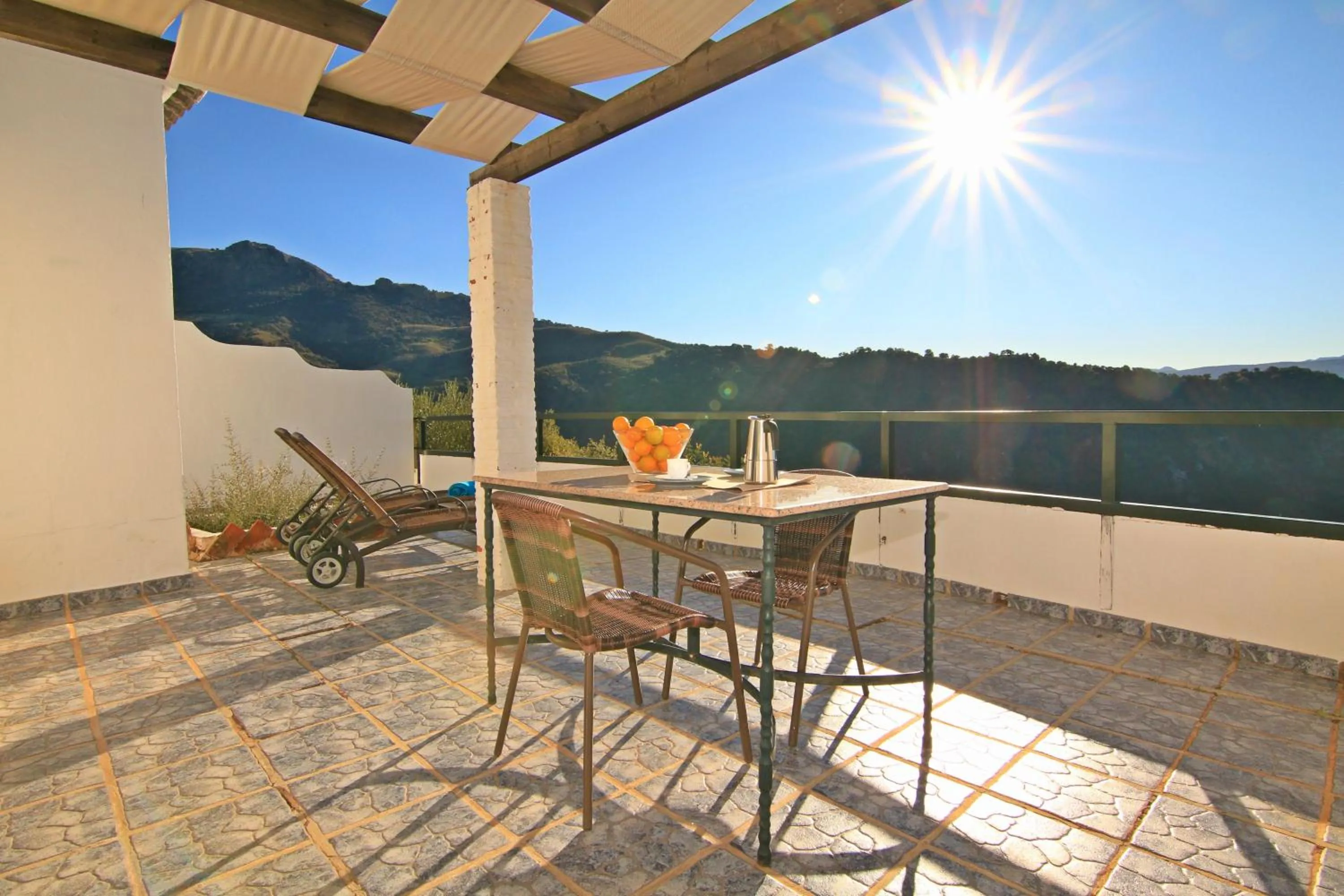 Balcony/Terrace in Casas Rurales Los Algarrobales
