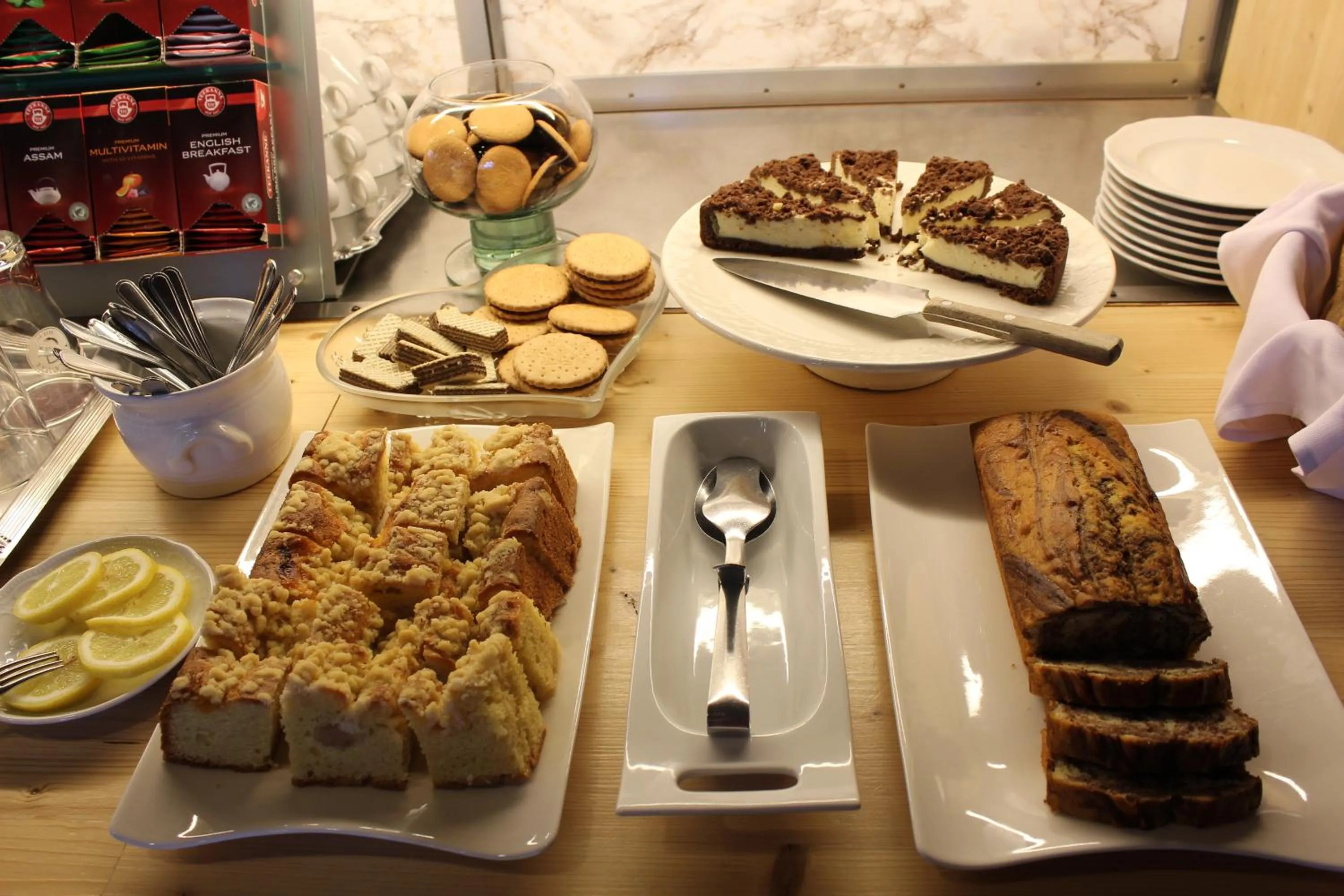 Buffet breakfast in Hotel Bärenstüberl