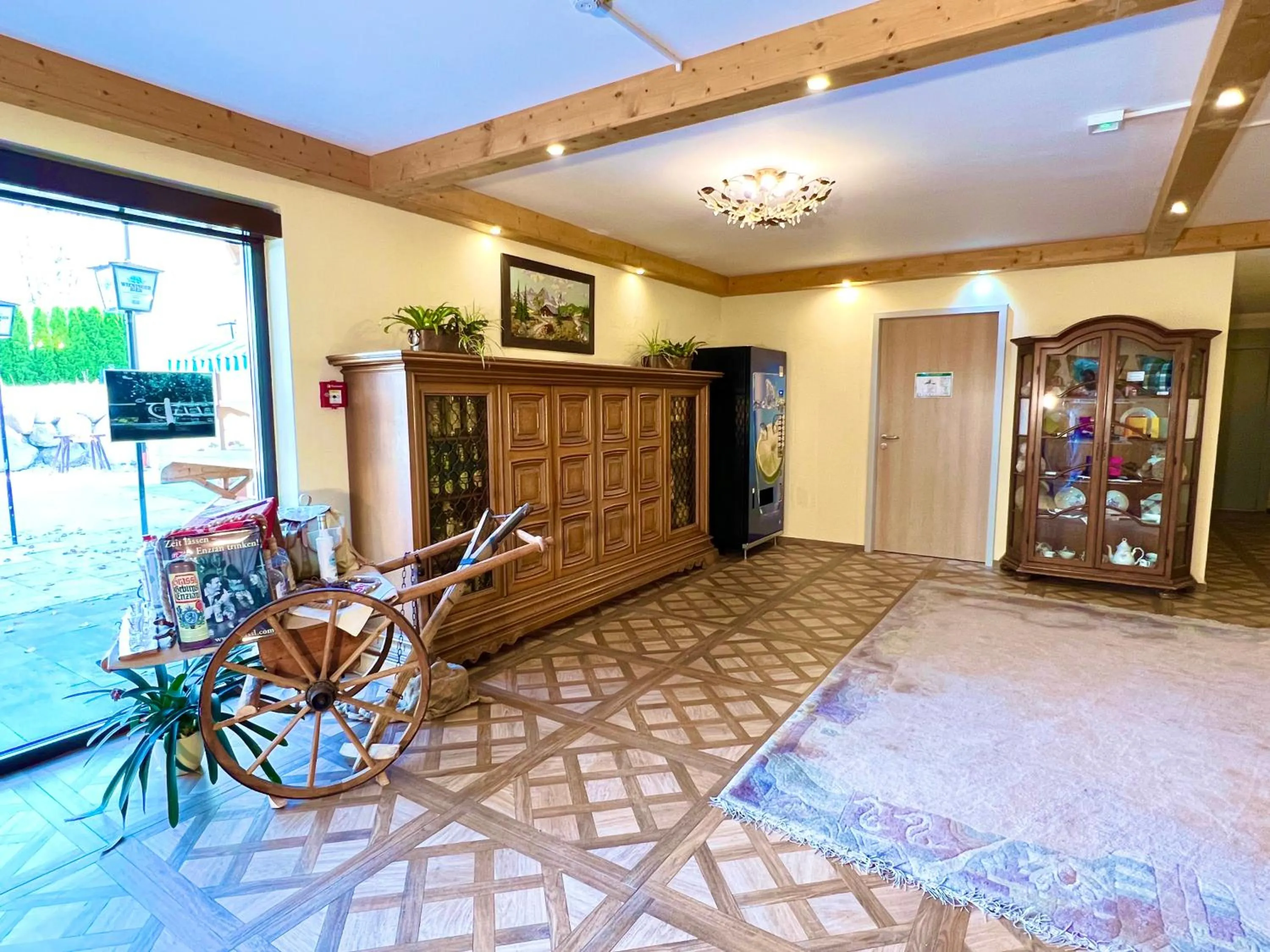 Lobby or reception in Hotel Bärenstüberl