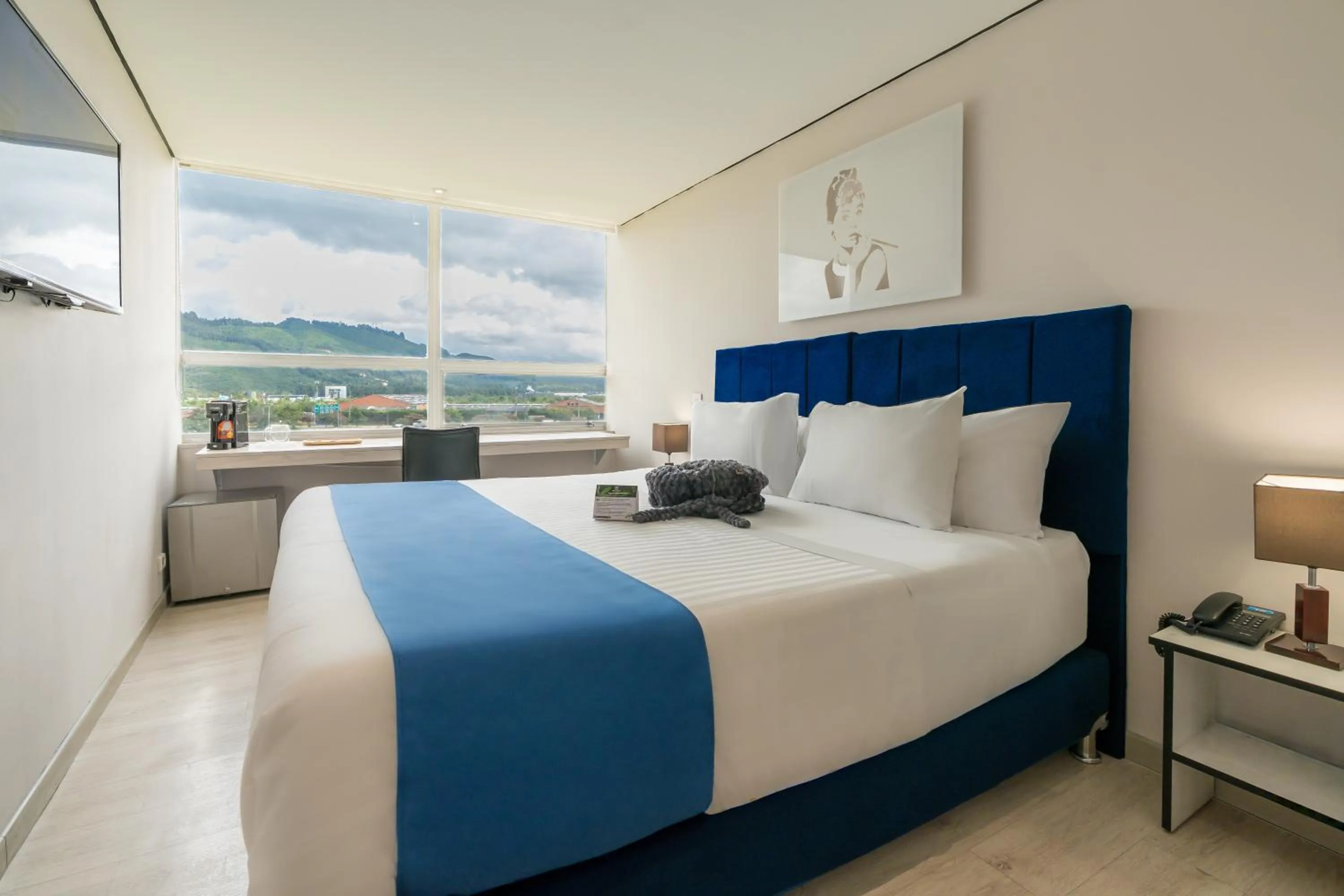 Bed in Pop Art Hotel Tocancipá y Centro de Convenciones