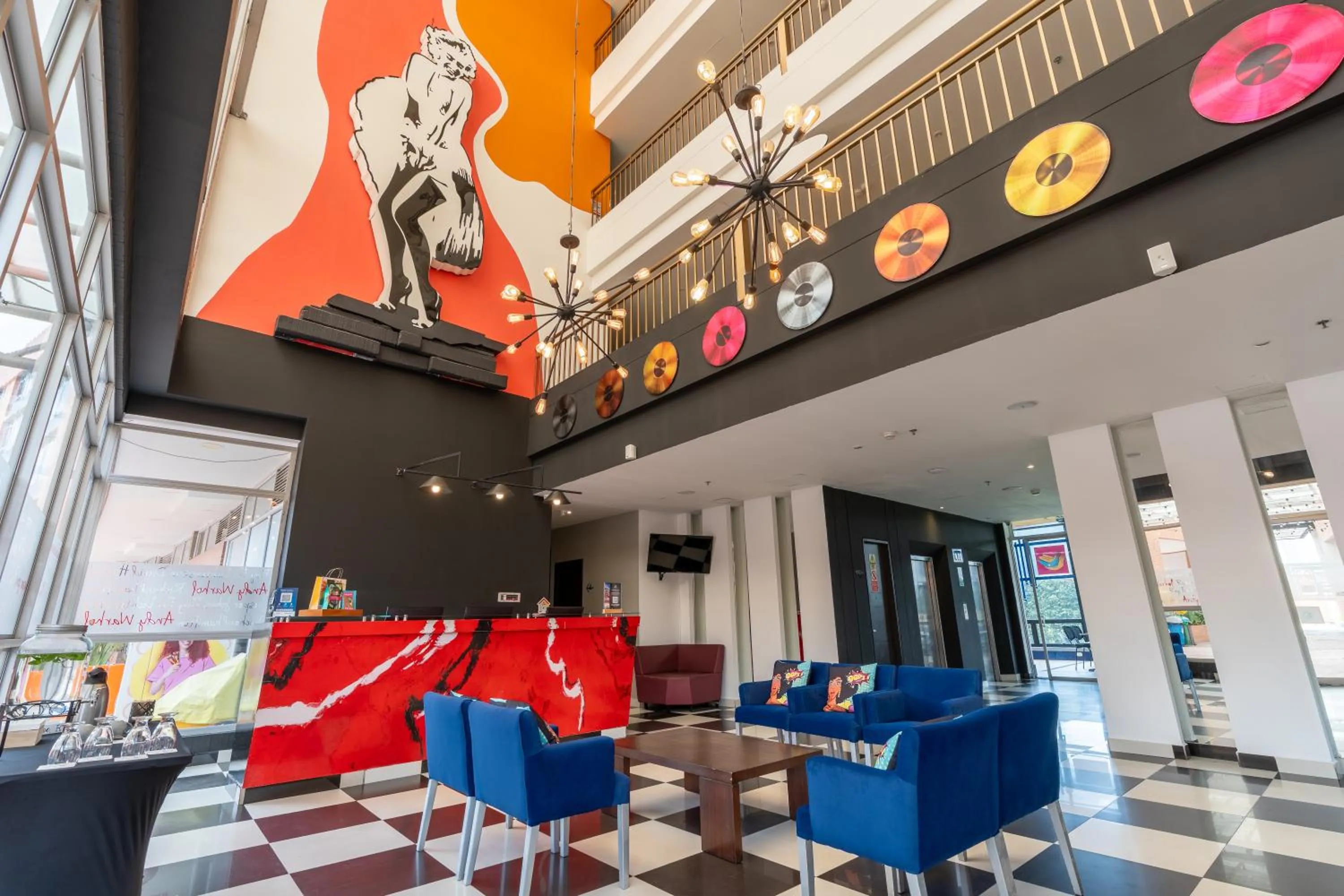 Living room in Pop Art Hotel Tocancipá y Centro de Convenciones