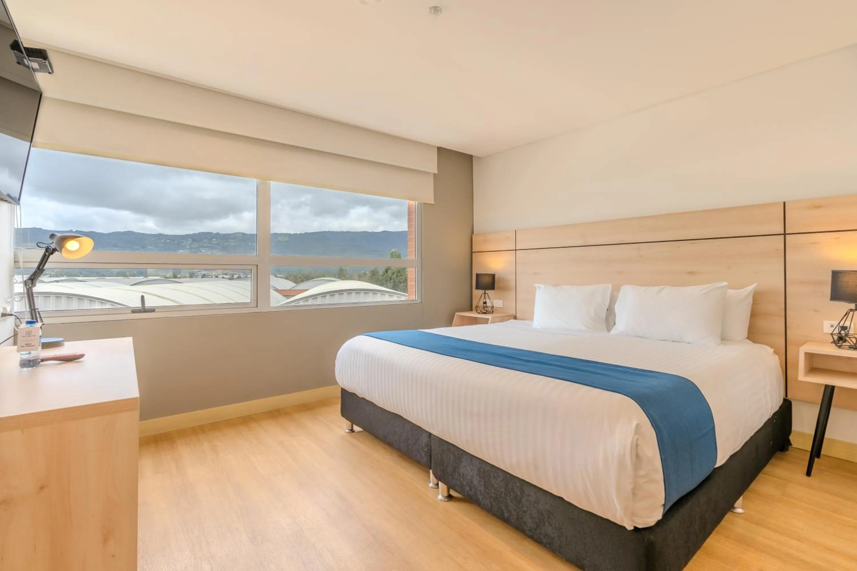 Bed in Pop Art Hotel Tocancipá y Centro de Convenciones