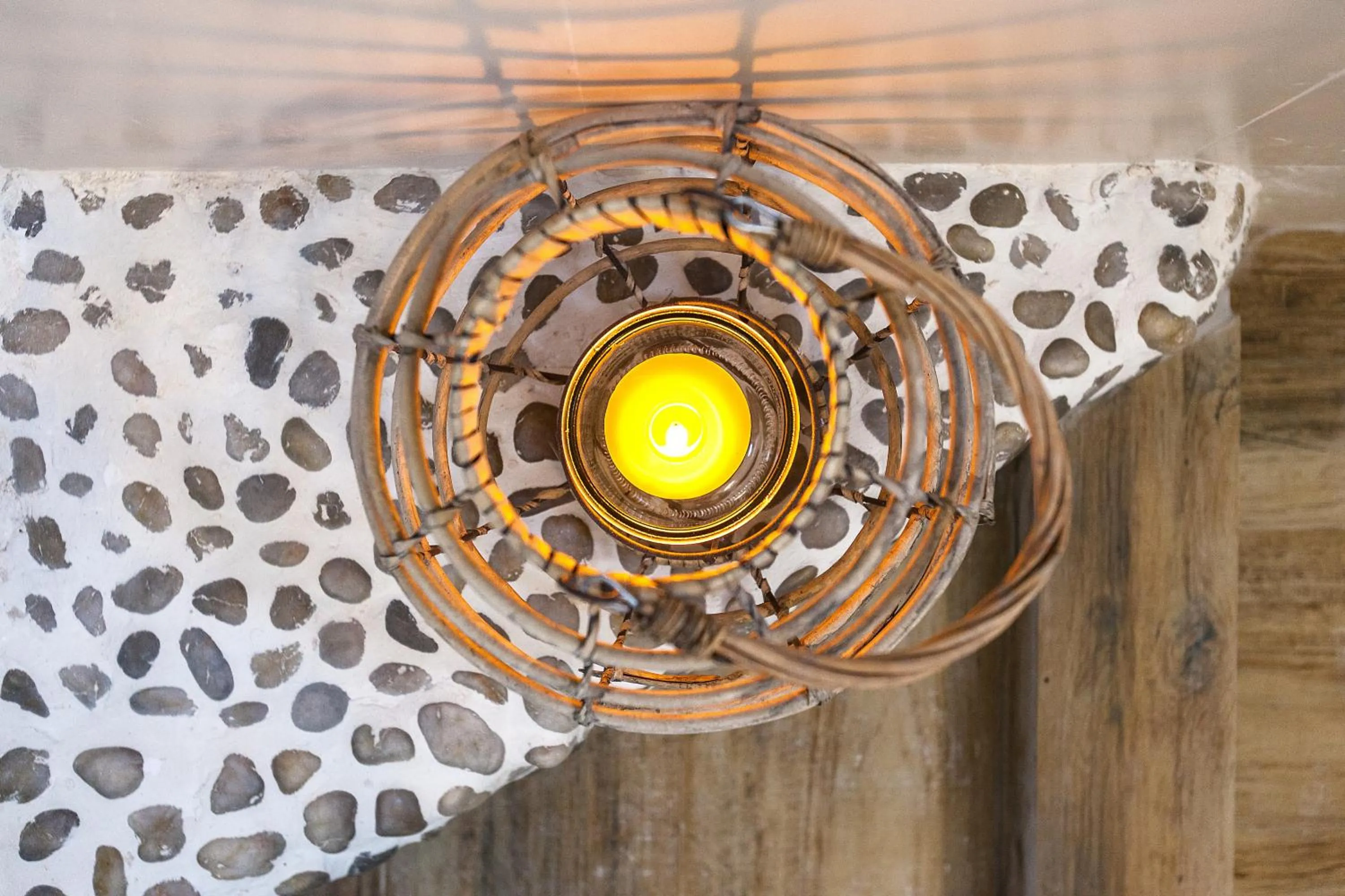 Decorative detail in Villa Vinea Santorini