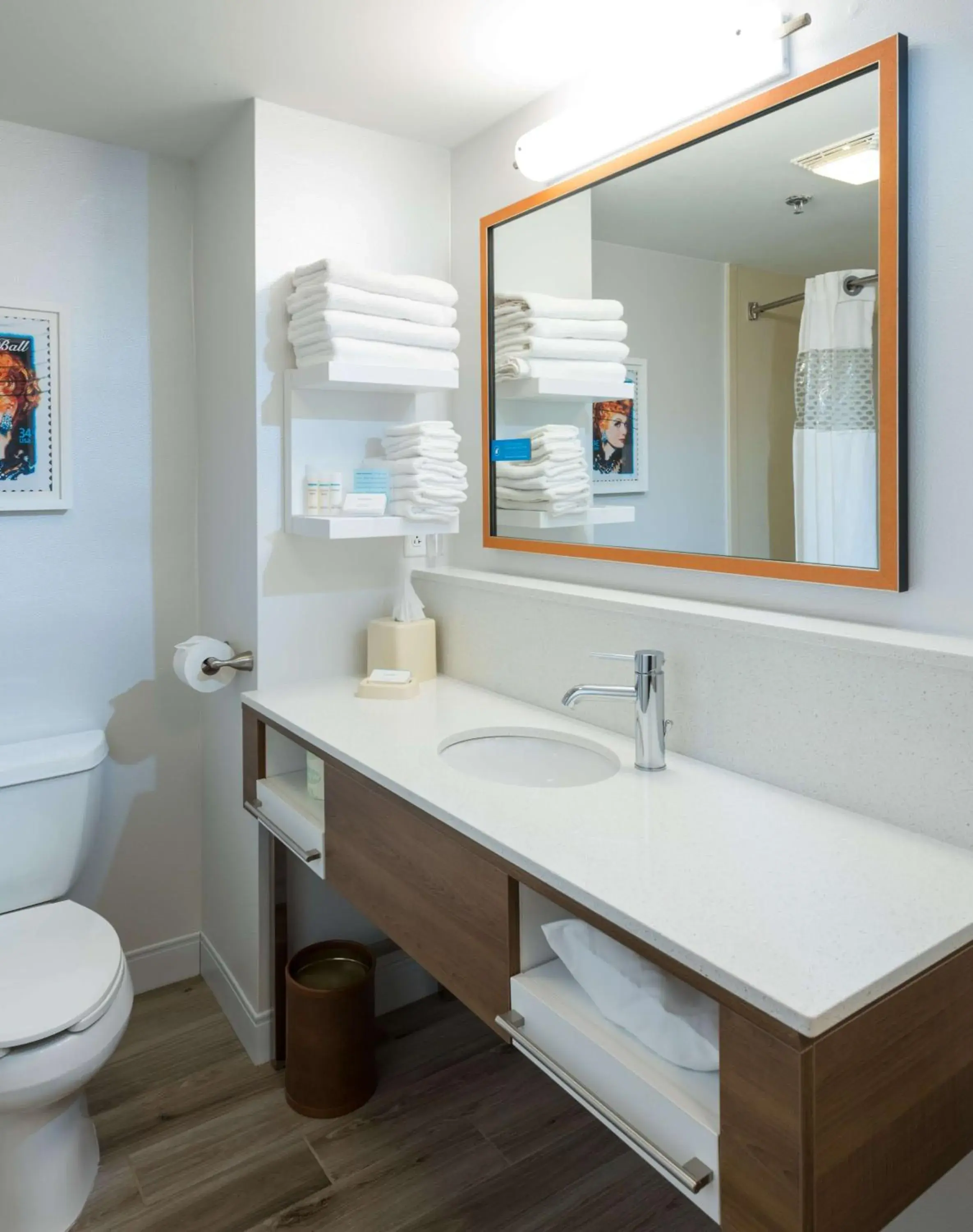 Bathroom in Hampton Inn and Suites Jamestown Bathroom in Hampton Inn and Suites Jamestown