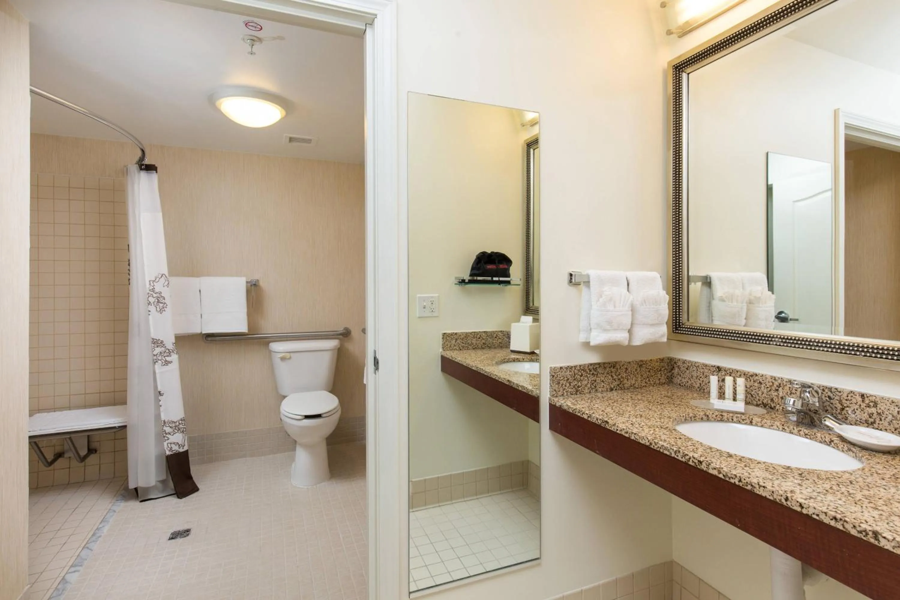 Bathroom in Residence Inn by Marriott Springfield Old Keene Mill