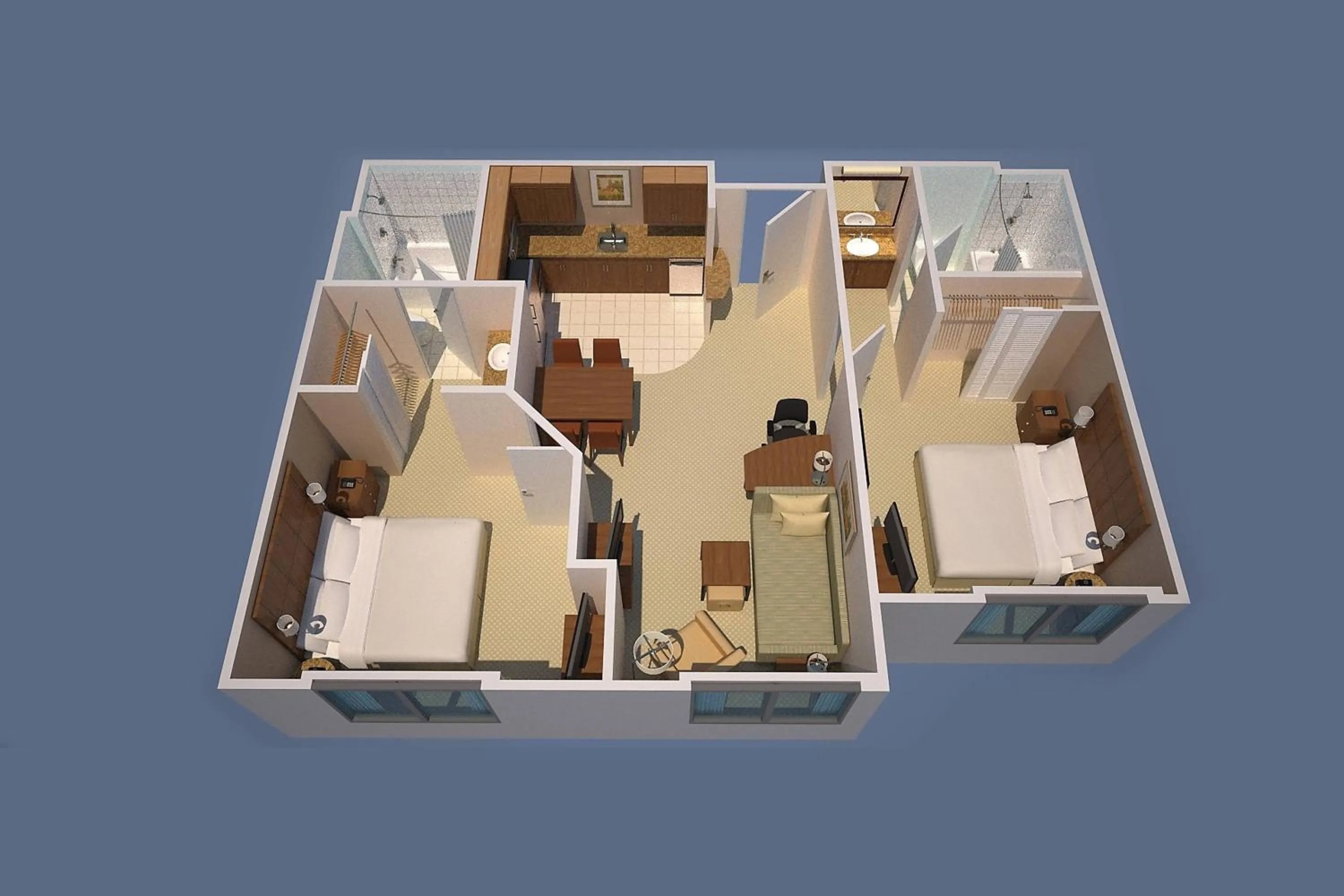 Bedroom in Residence Inn by Marriott Springfield Old Keene Mill