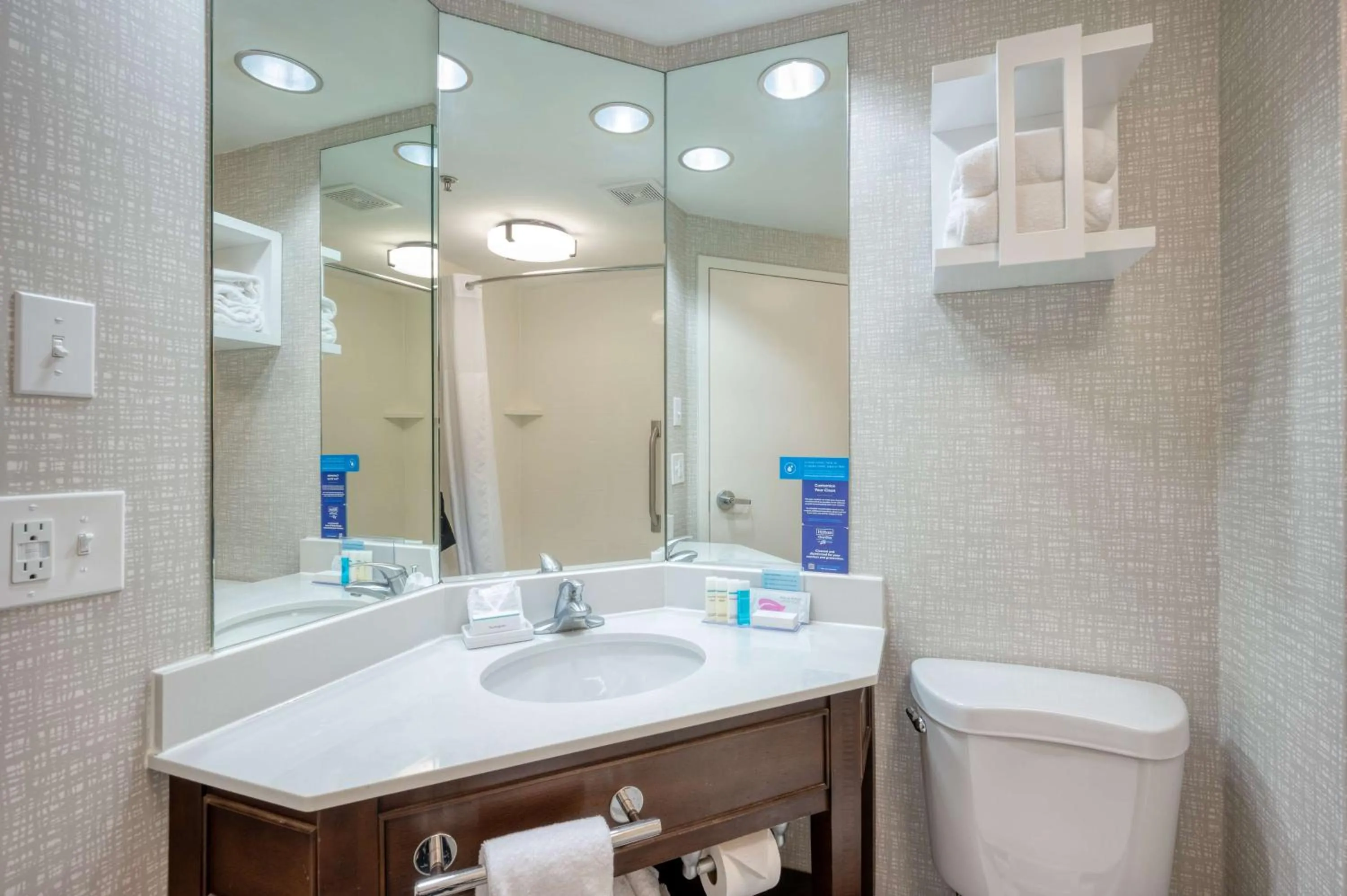 Bathroom in Hampton Inn Janesville