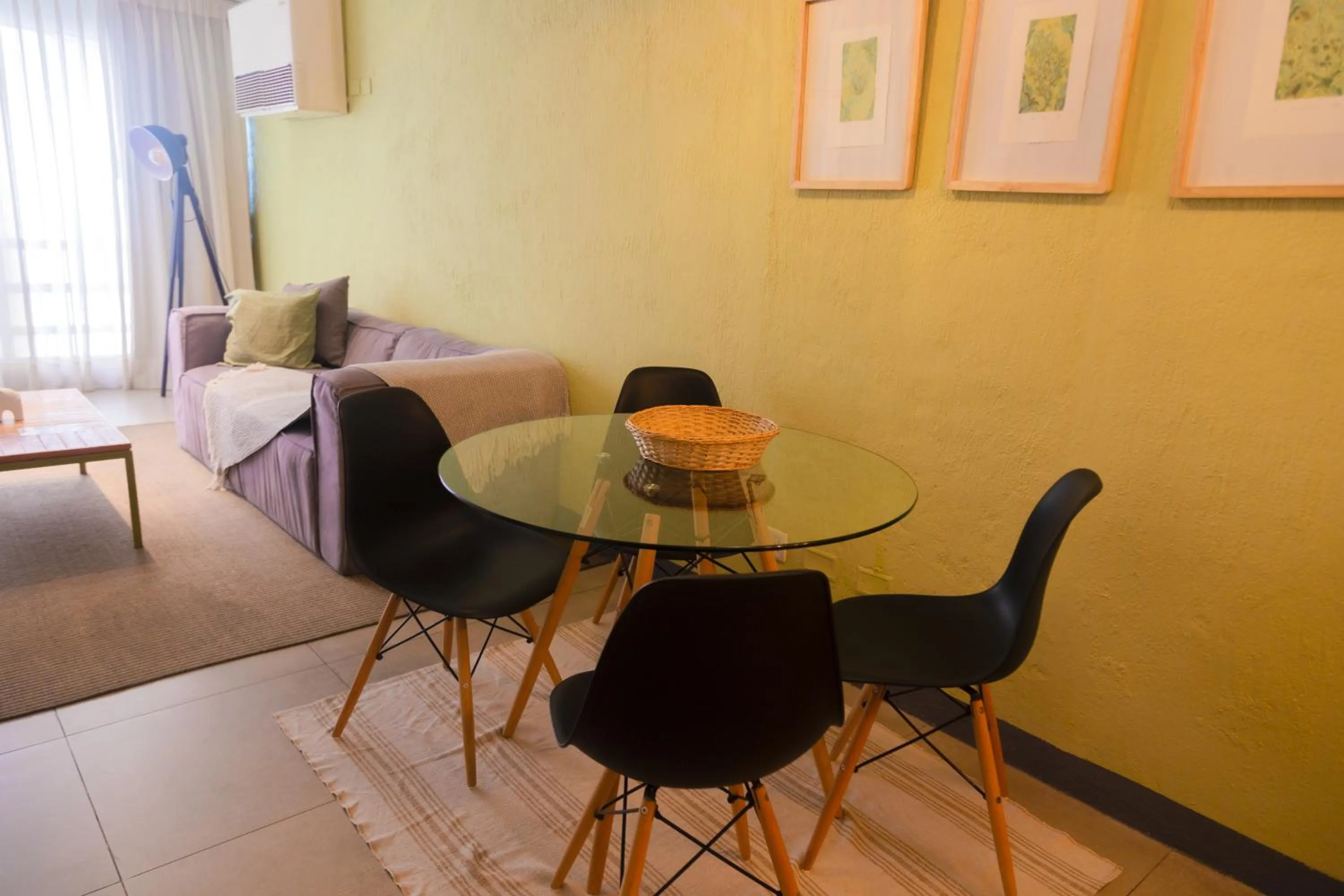 Dining area, Bed in NAIA Miraflores Lima