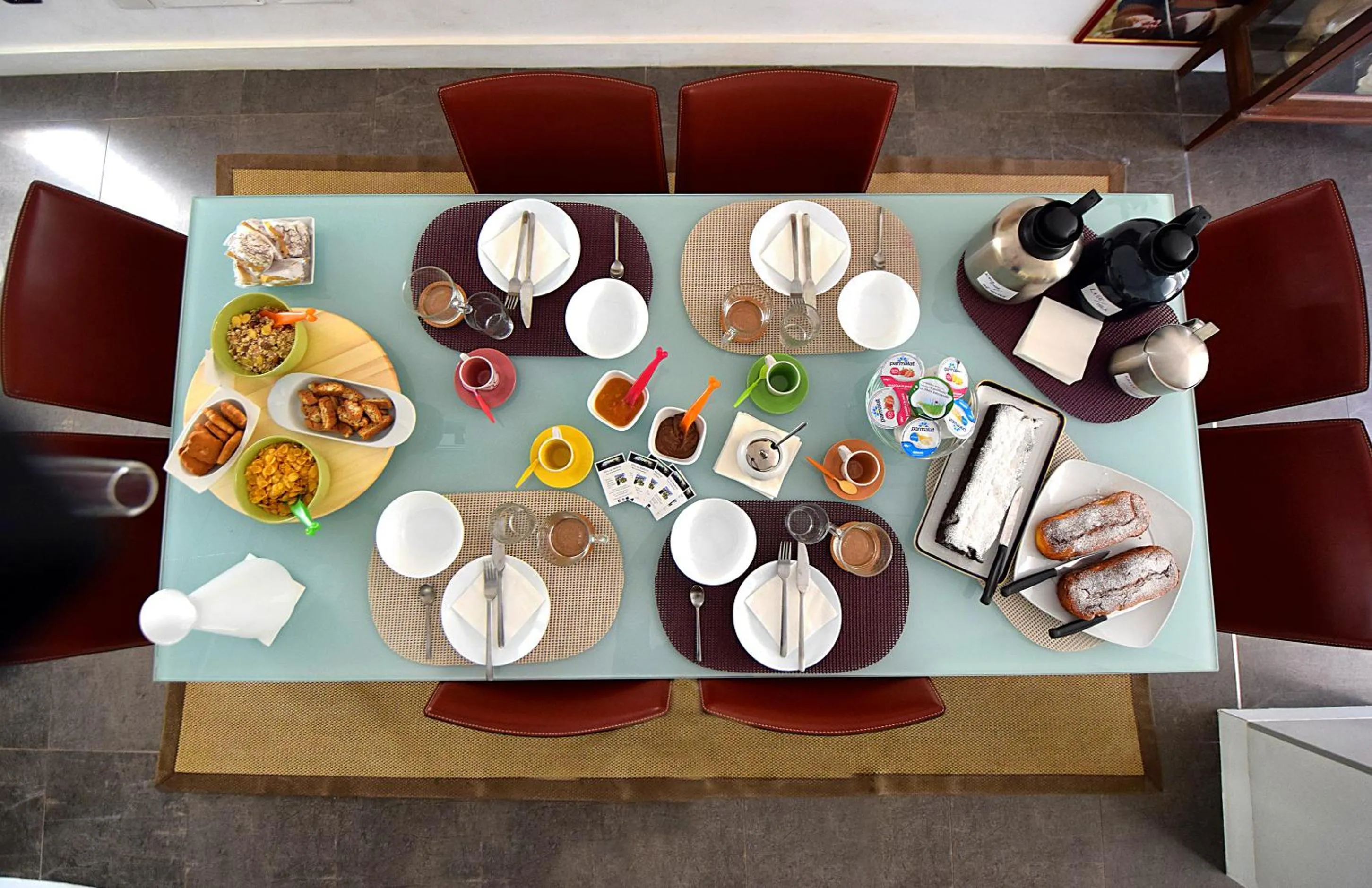 Italian breakfast in Villa La Mattina