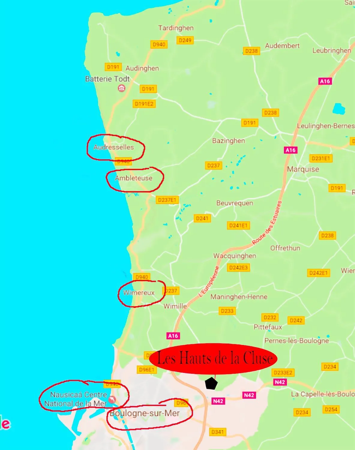 Text overlay in Les Hauts de la Cluse