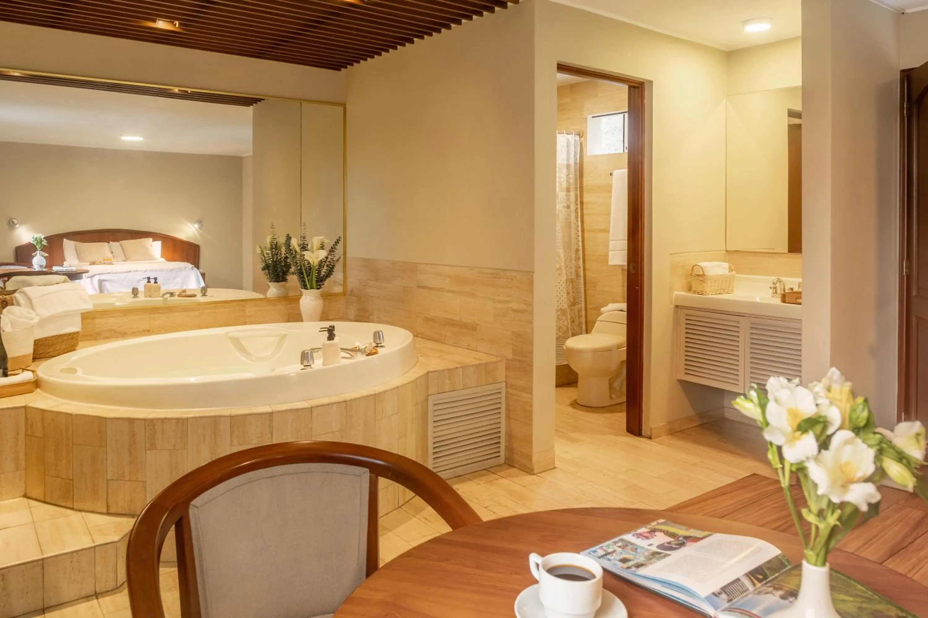 Hot Tub, Bed in Hotel Park Suites
