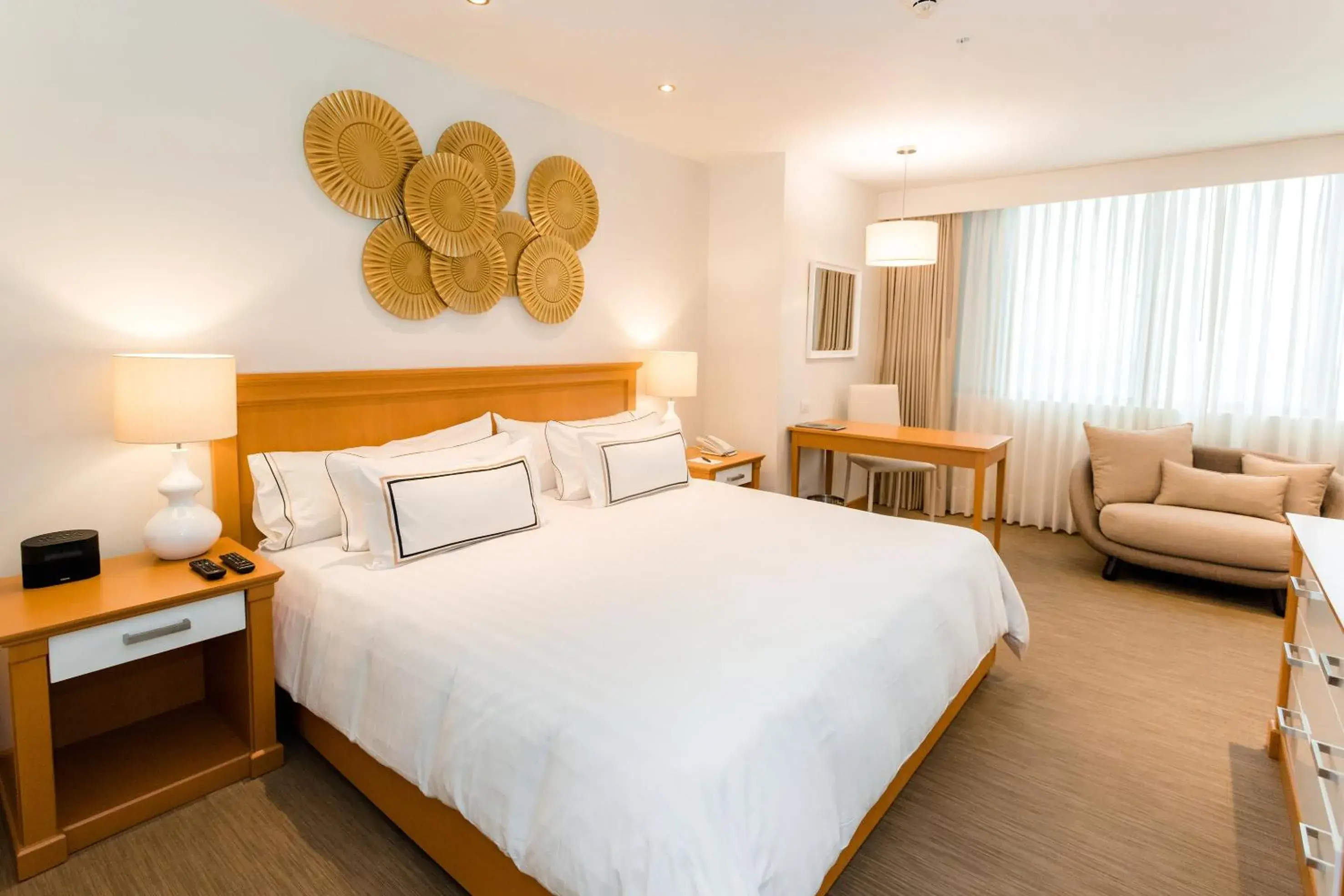 Bed in Meliá Lima Bed in Meliá Lima