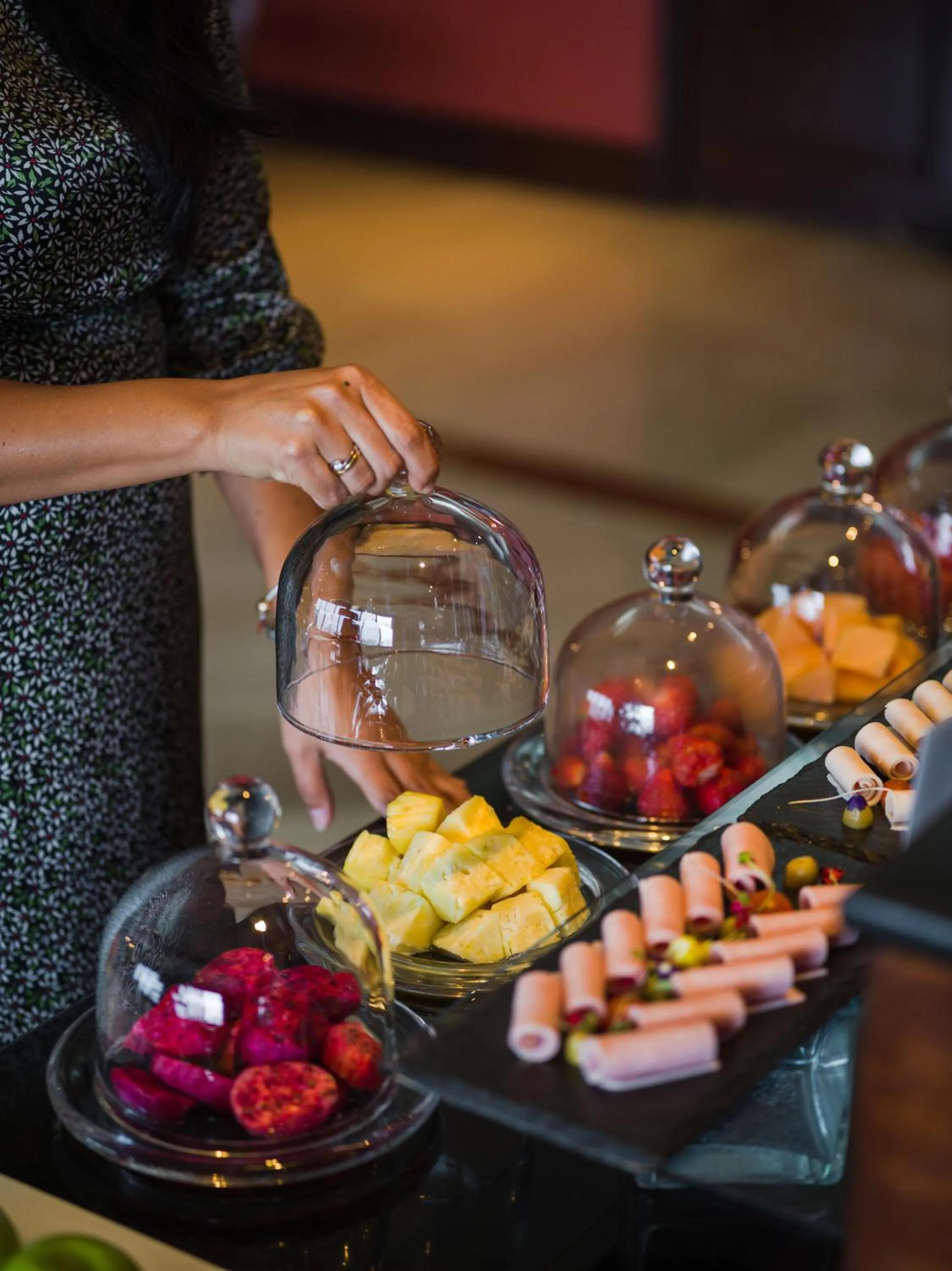 Food close-up in Hotel Melia Lima