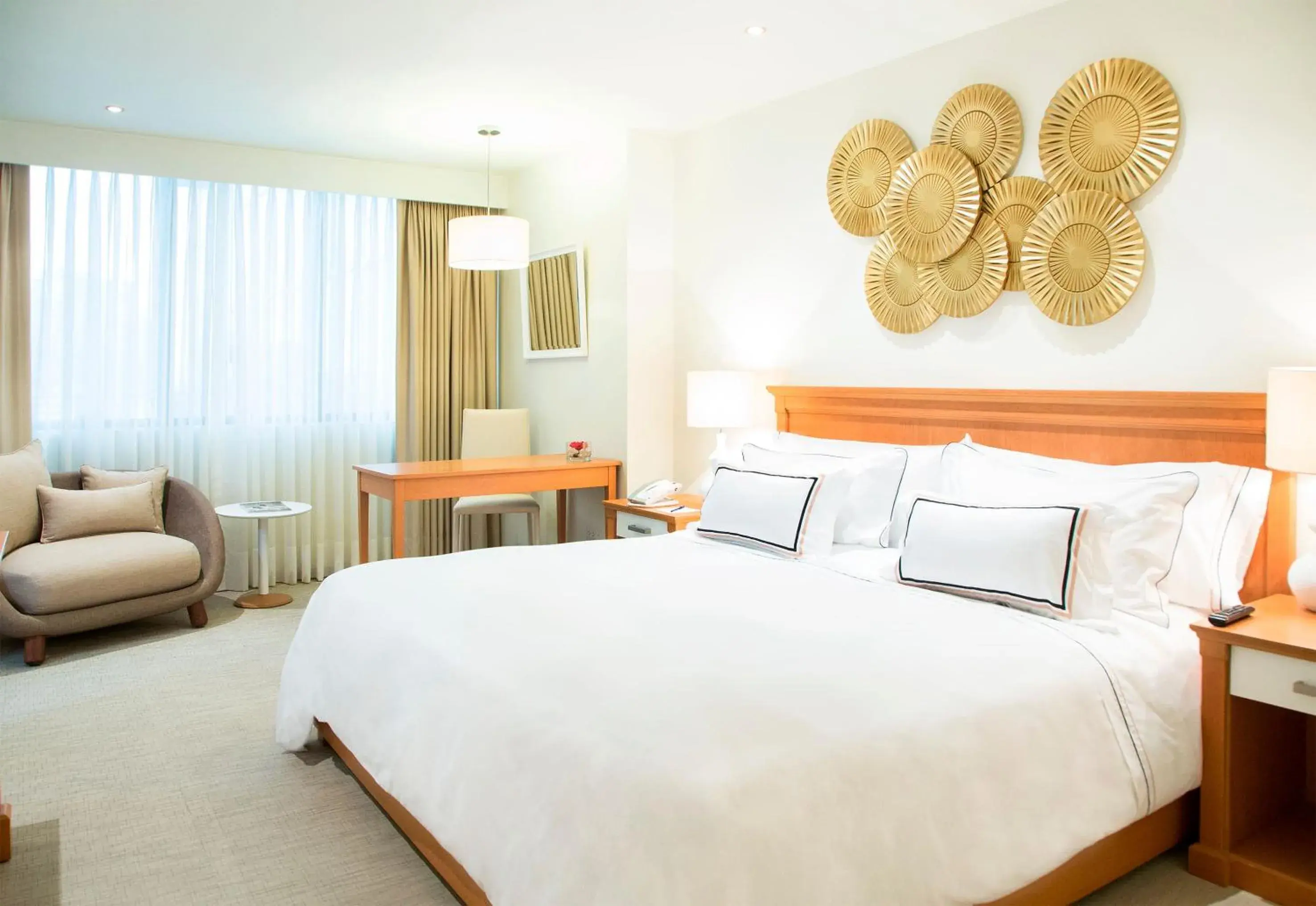 Bed in Meliá Lima Bed in Meliá Lima