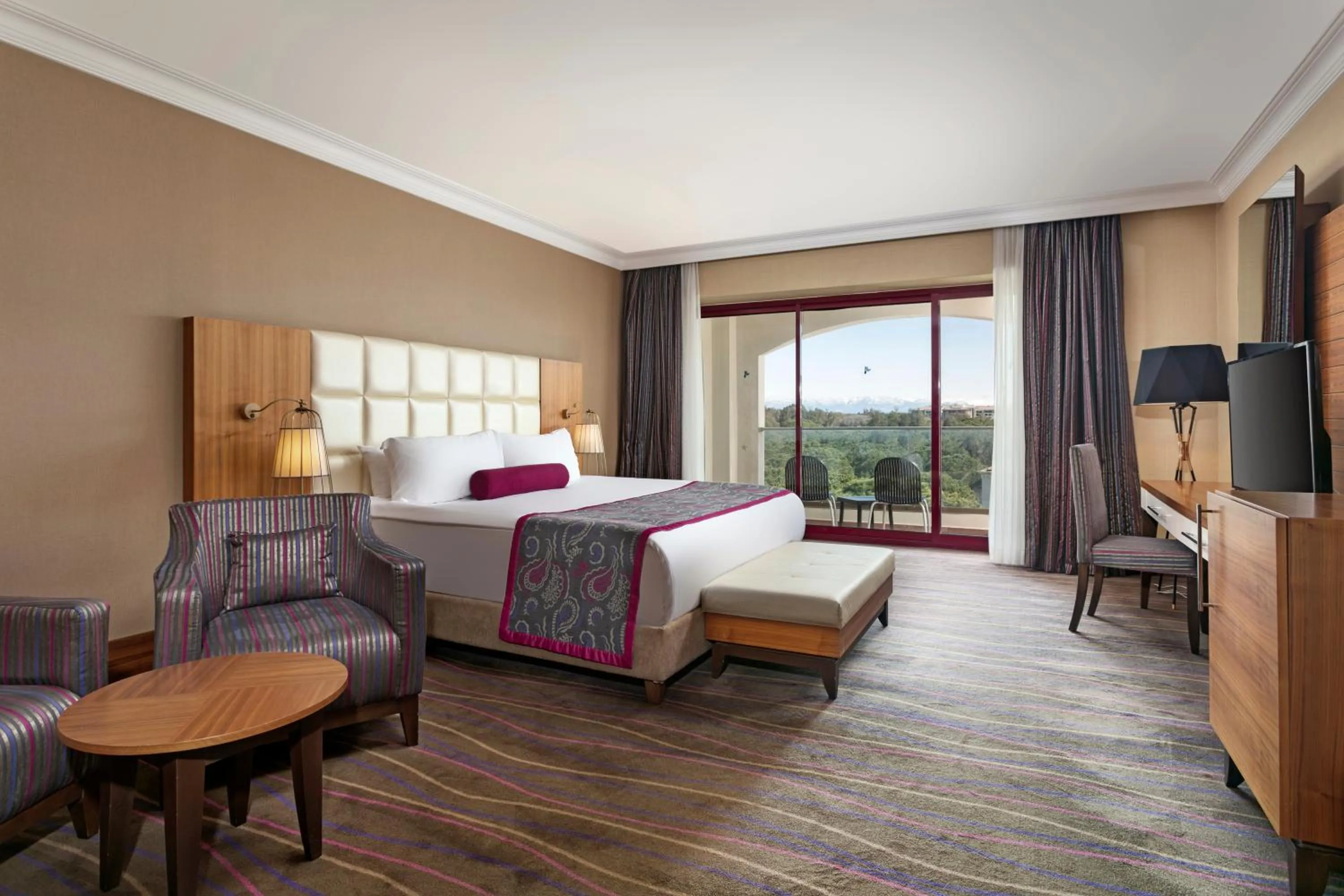 Bed in Sirene Belek Hotel