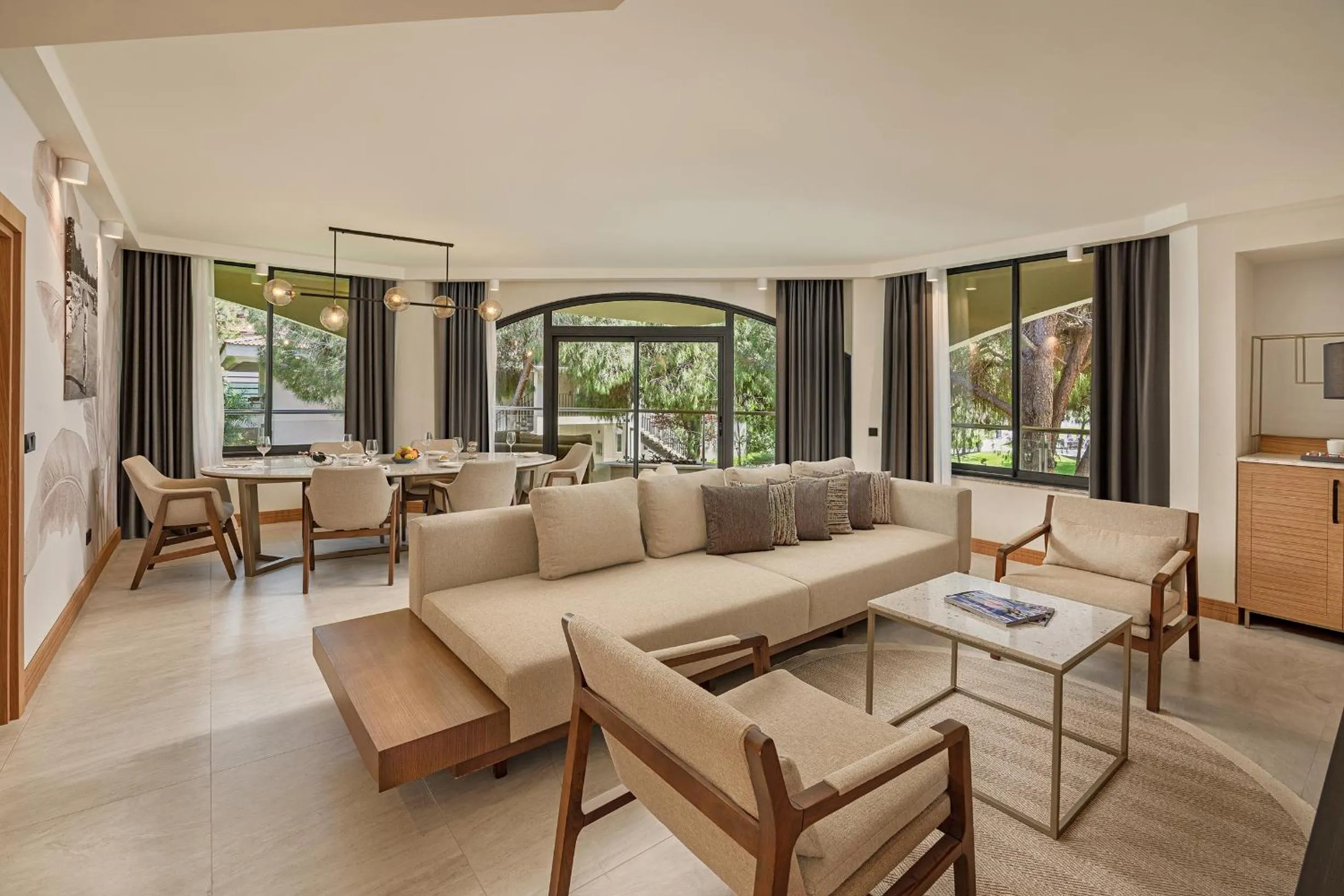 Seating area in Sirene Belek Hotel