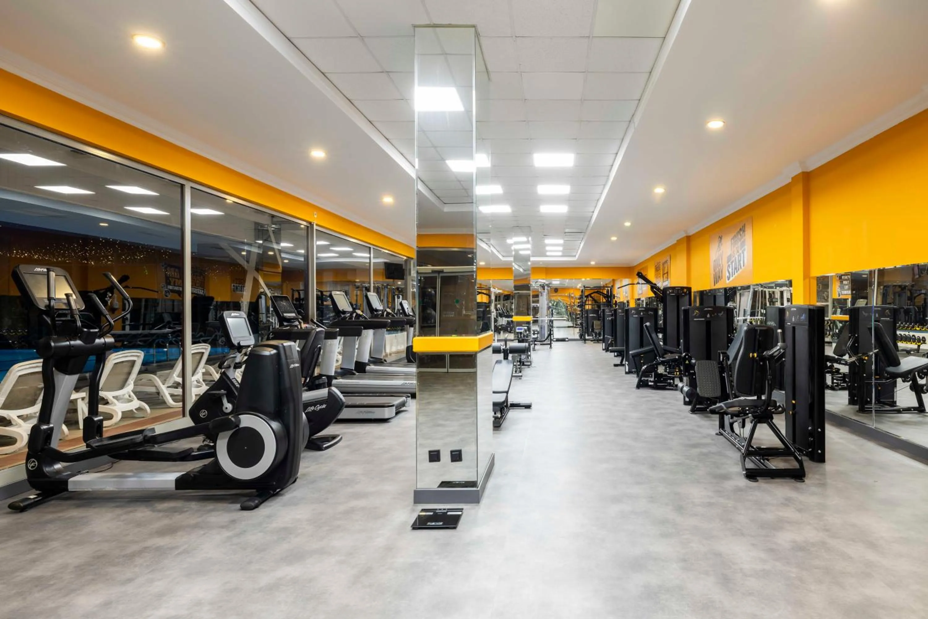 Fitness centre/facilities in Sirene Belek Hotel