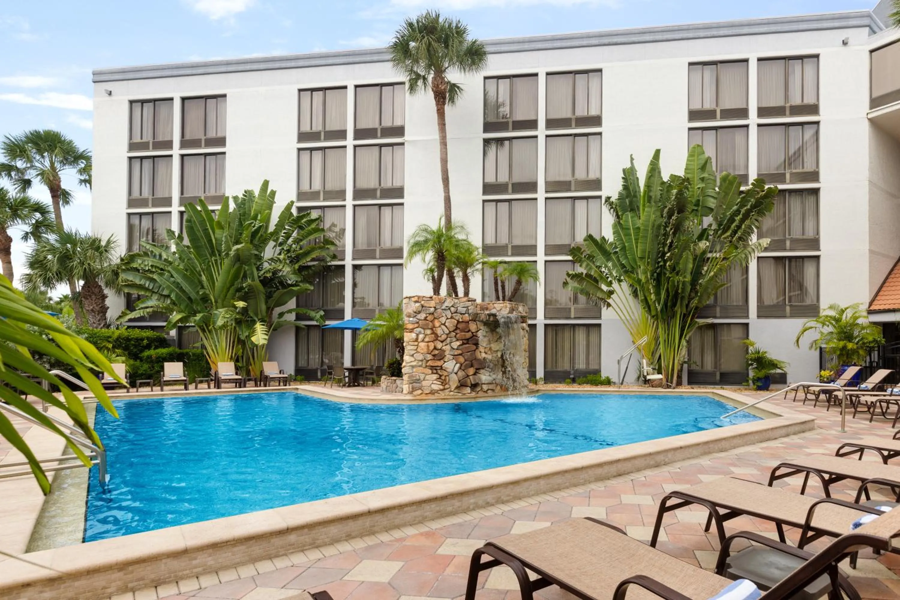 Swimming pool in Crowne Plaza Hotel Fort Myers at Bell Tower Shops, an IHG Hotel