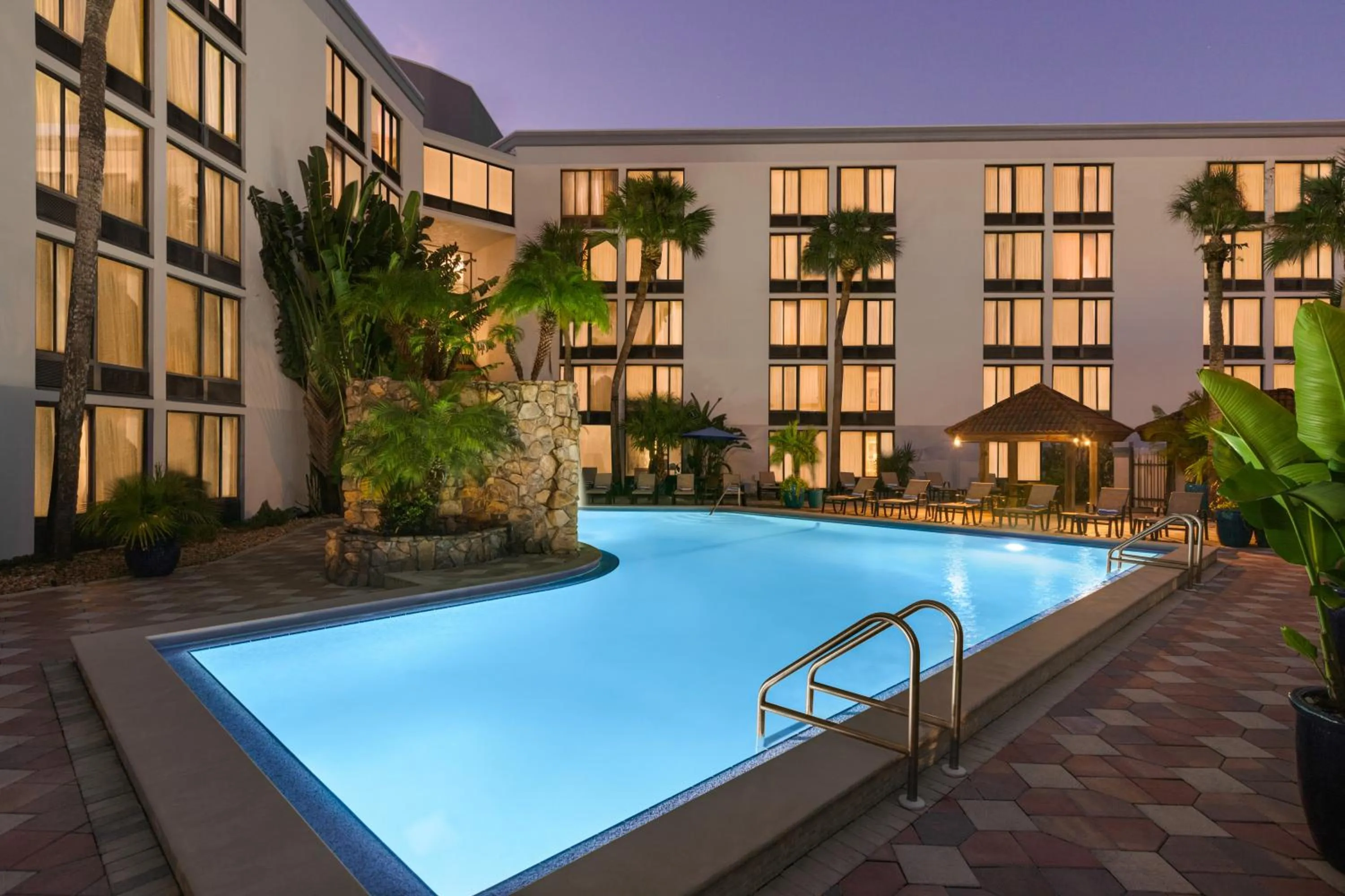 Swimming pool in Crowne Plaza Hotel Fort Myers at Bell Tower Shops, an IHG Hotel