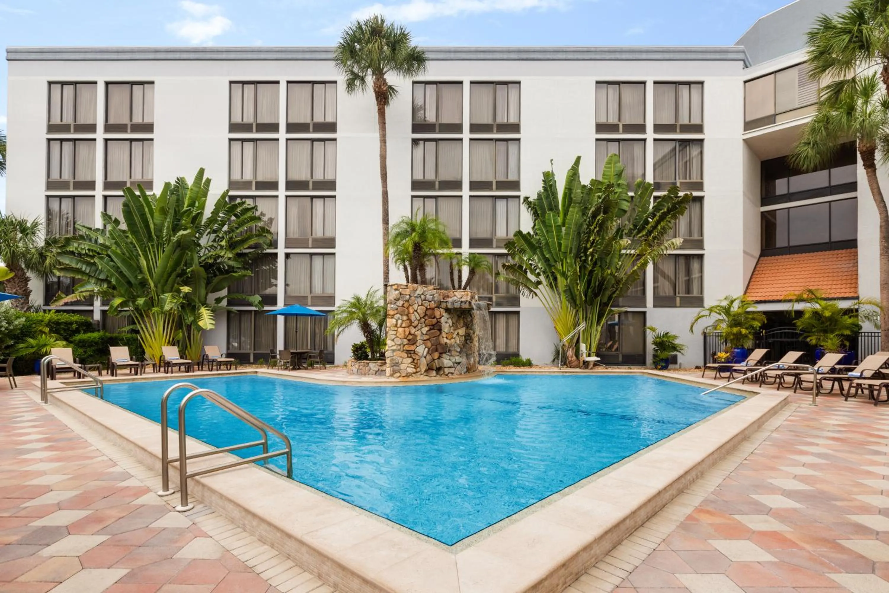 Swimming pool in Crowne Plaza Hotel Fort Myers at Bell Tower Shops, an IHG Hotel