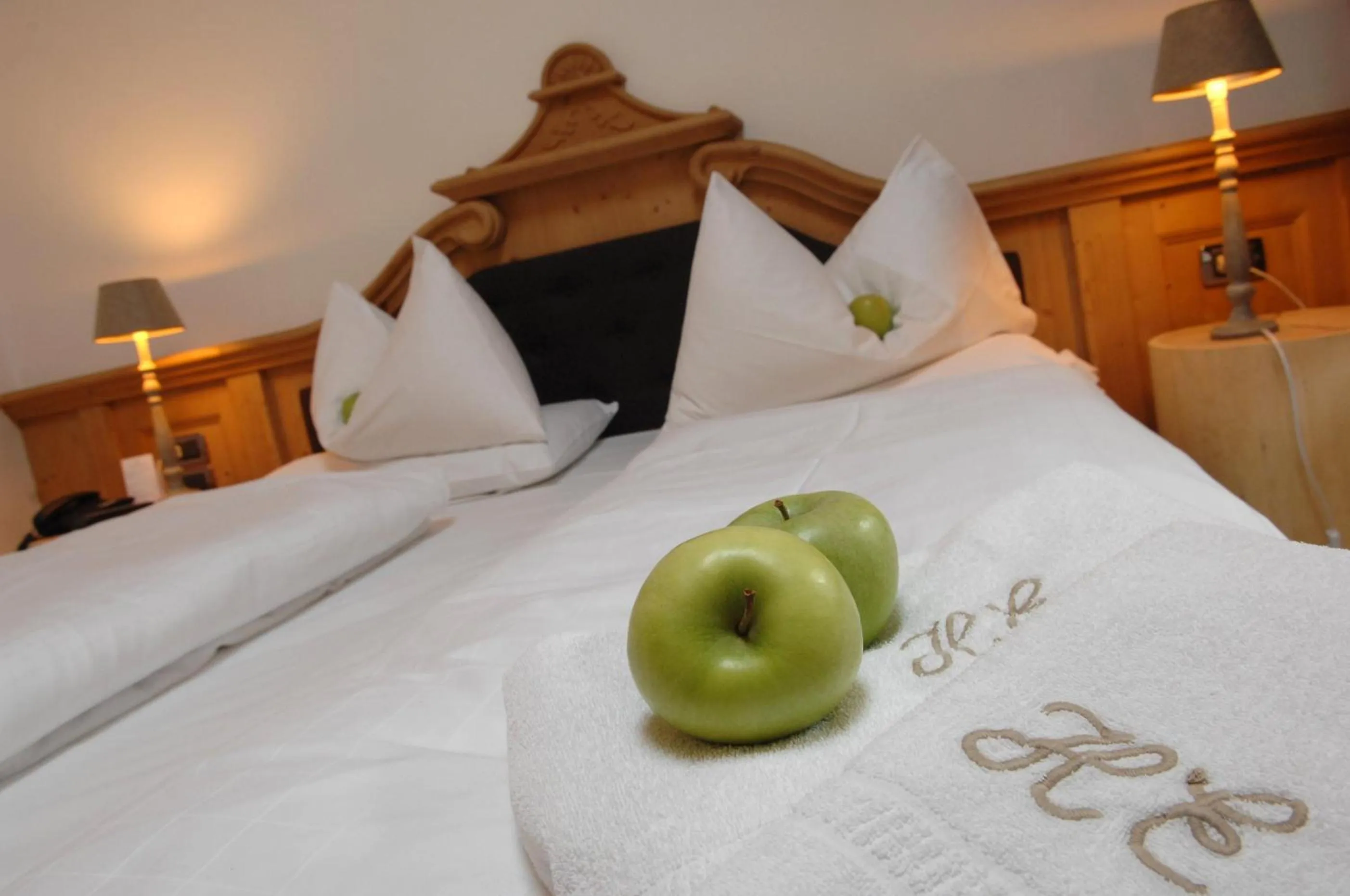 Decorative detail, Bed in Romantic Hotel Excelsior