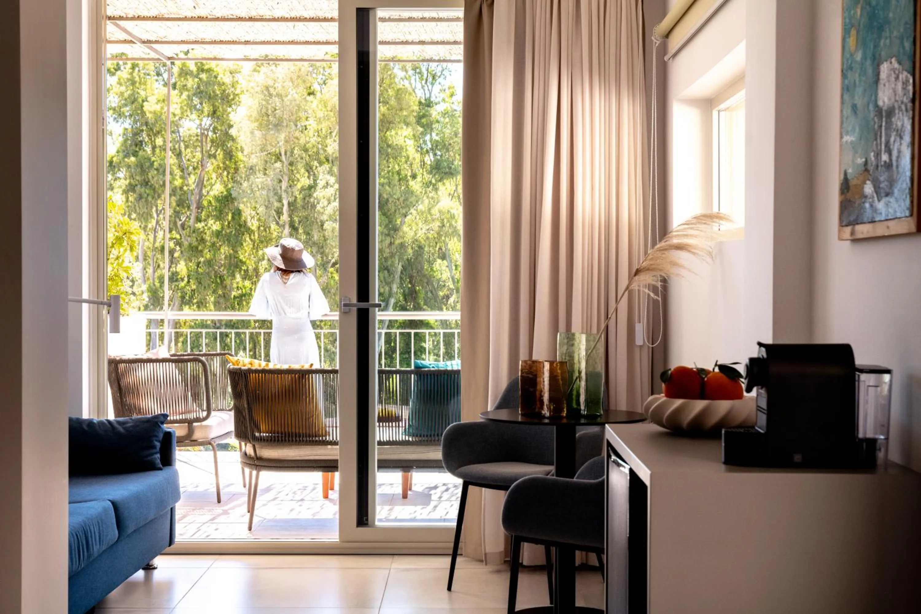 Balcony/Terrace in Luna Minoica Suites and Apartments