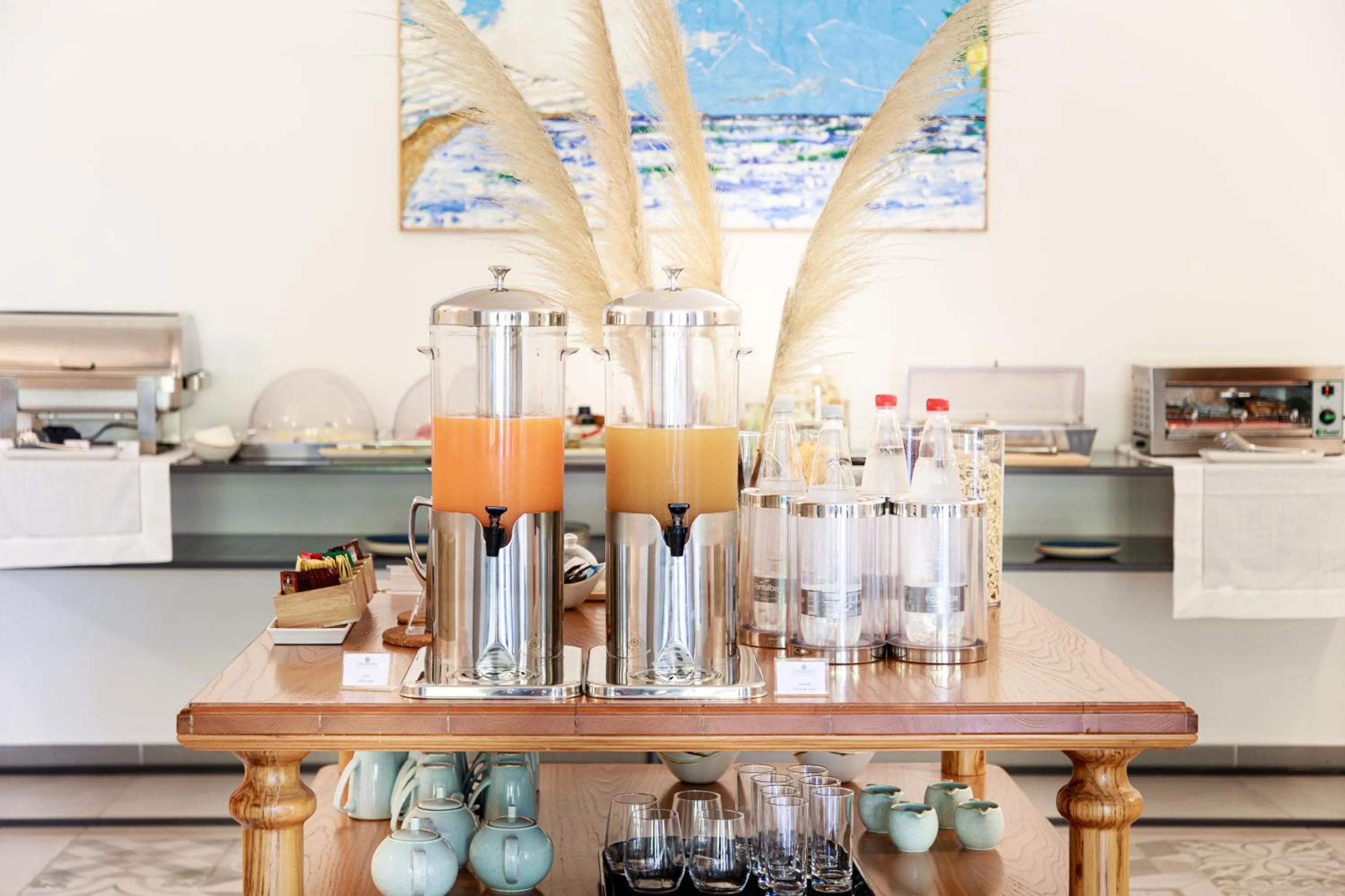 Continental breakfast in Luna Minoica Suites and Apartments