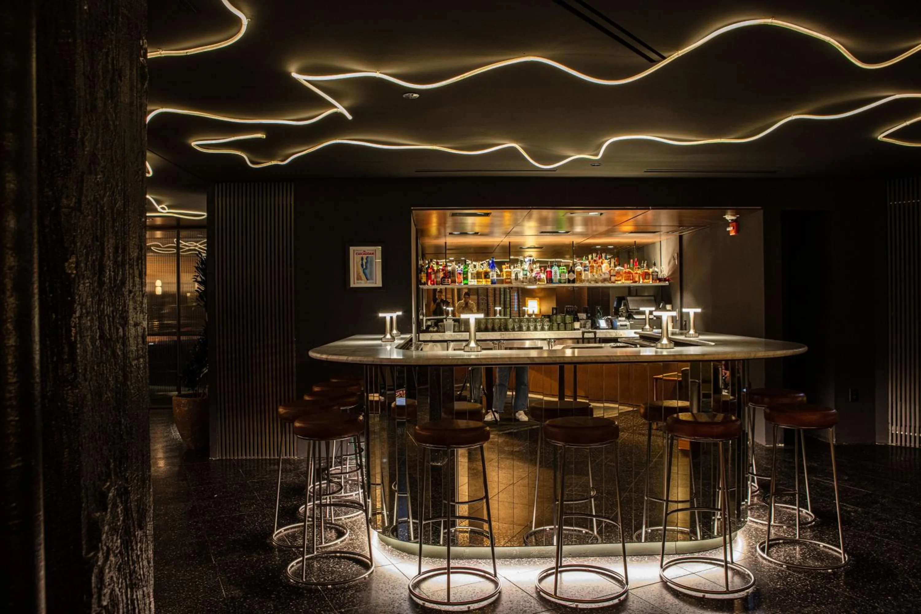 Lounge or bar in The Robey, Chicago, a Member of Design Hotels