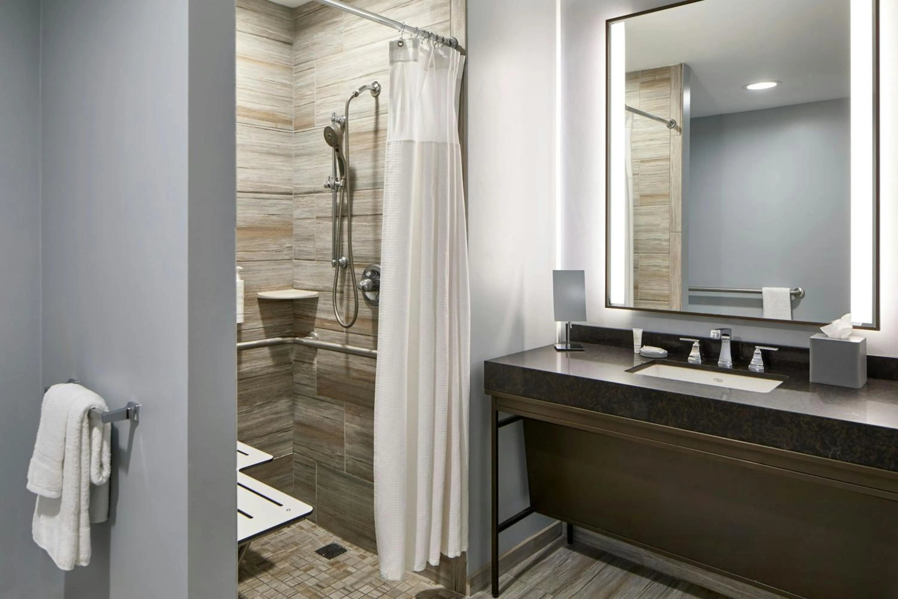 Bathroom in Montgomery Marriott Prattville Hotel & Conf Ctr at Capitol Hill