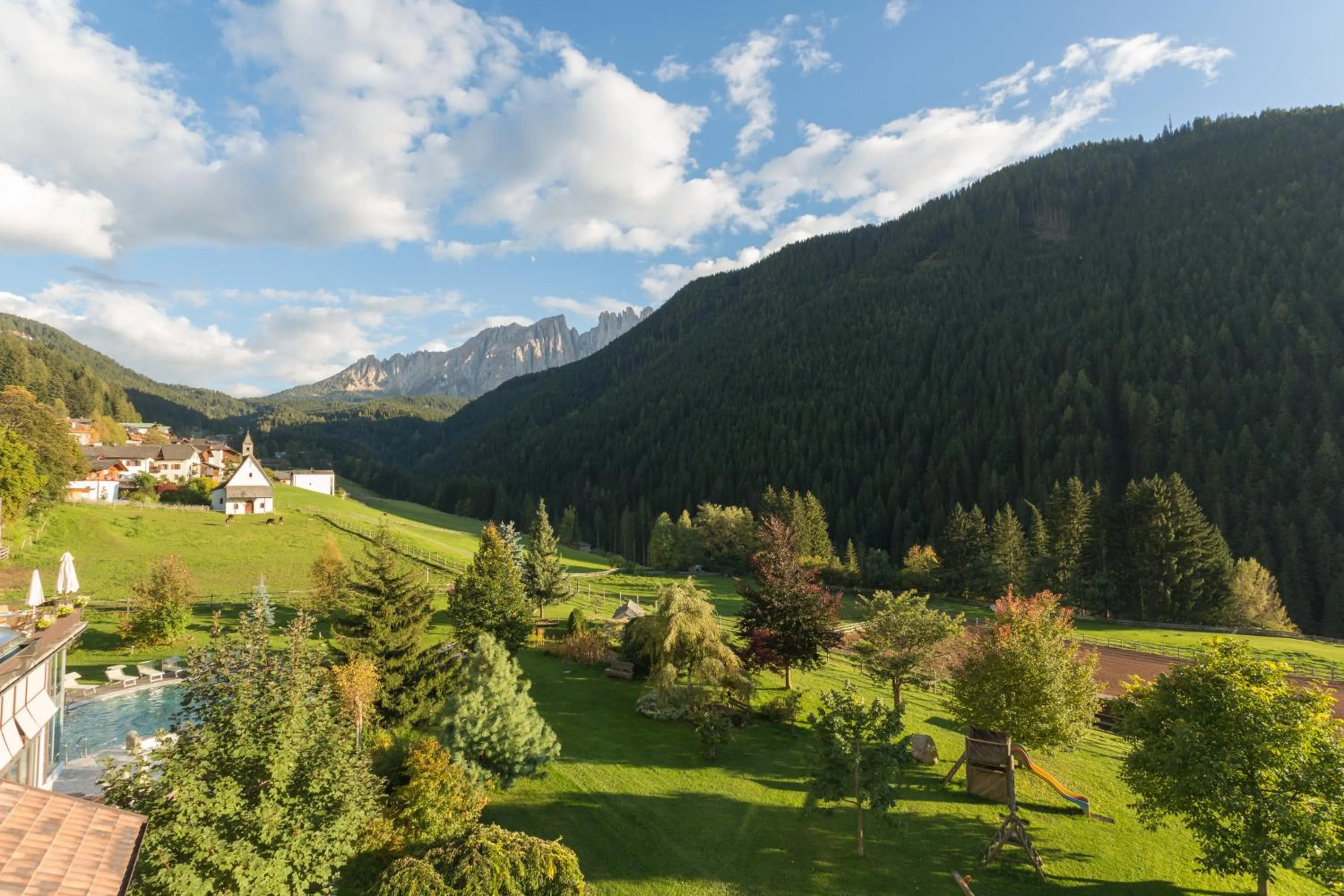 Bird's eye view in Romantik Hotel Post