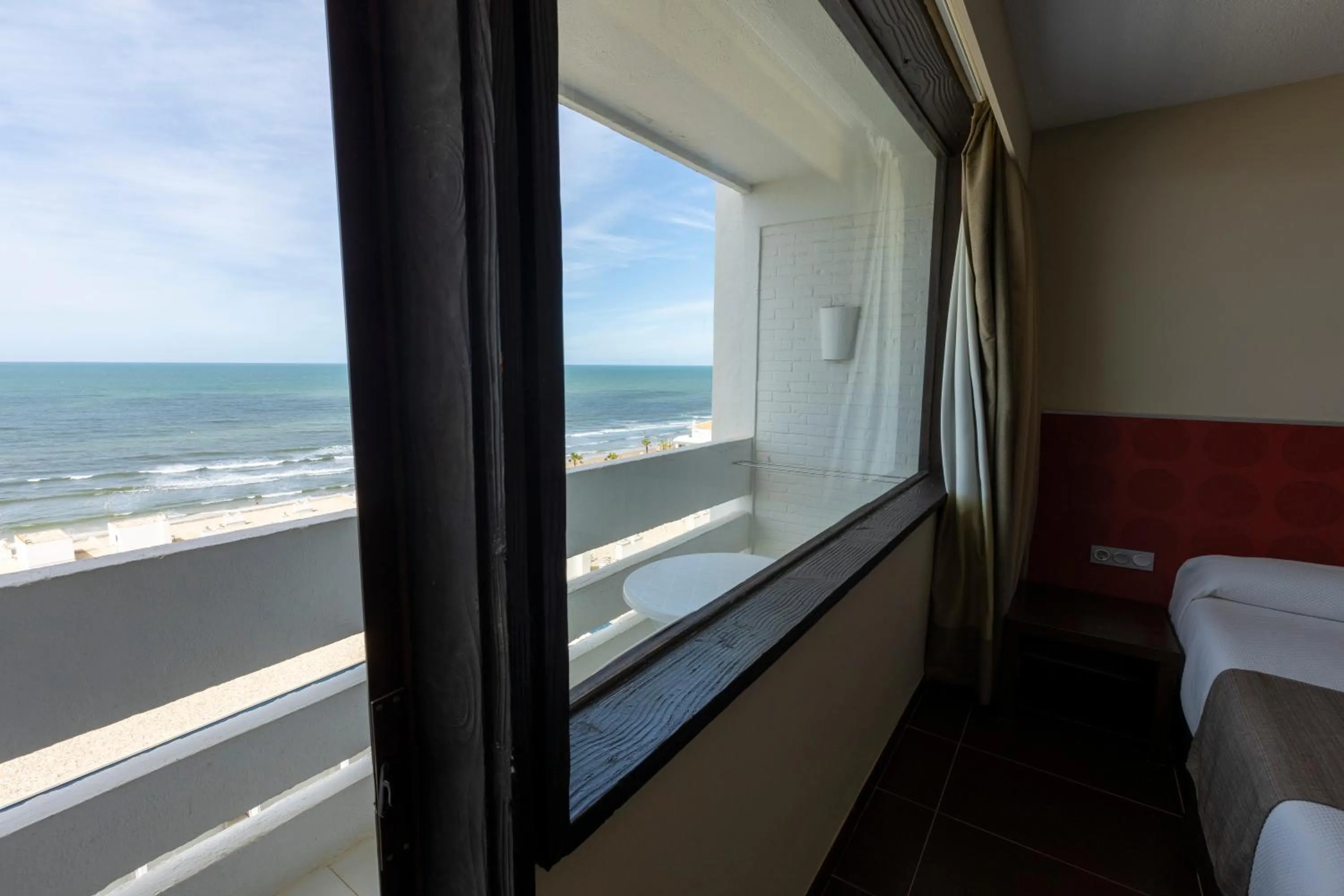 Bed in Hotel Flamero